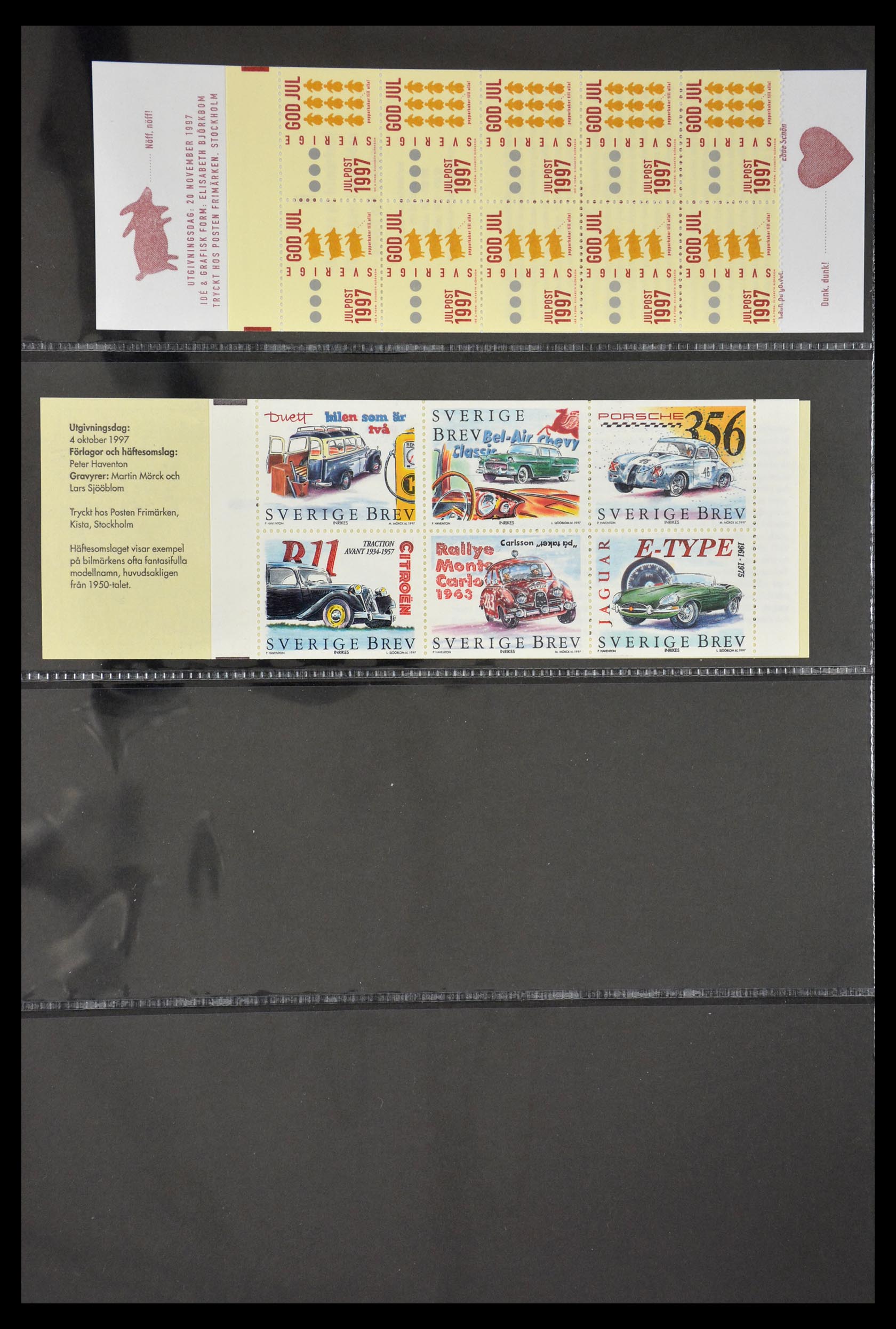 29368 116 - 29368 Zweden postzegelboekjes 1942-1996.