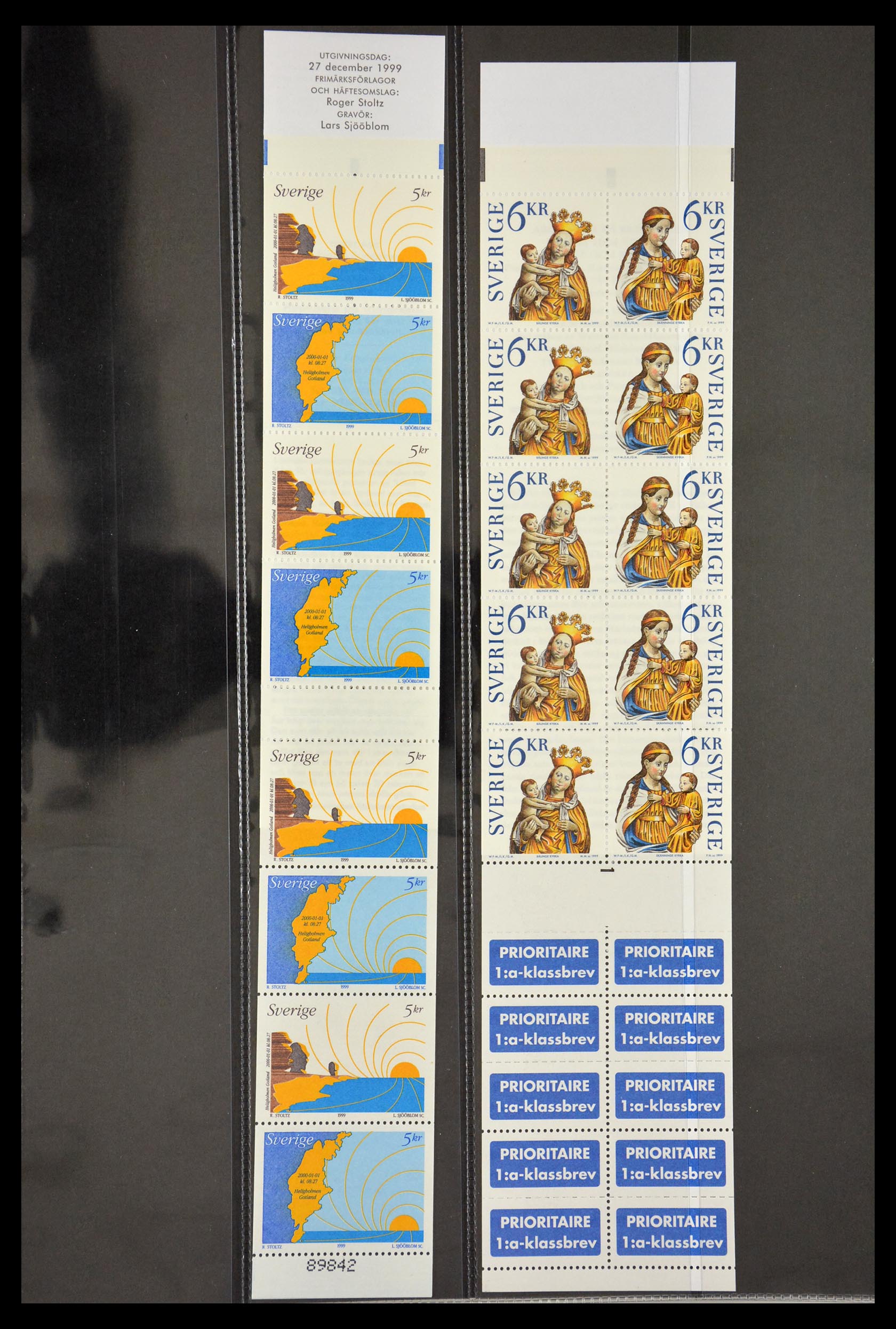 29368 128 - 29368 Sweden stamp booklets 1942-1996.