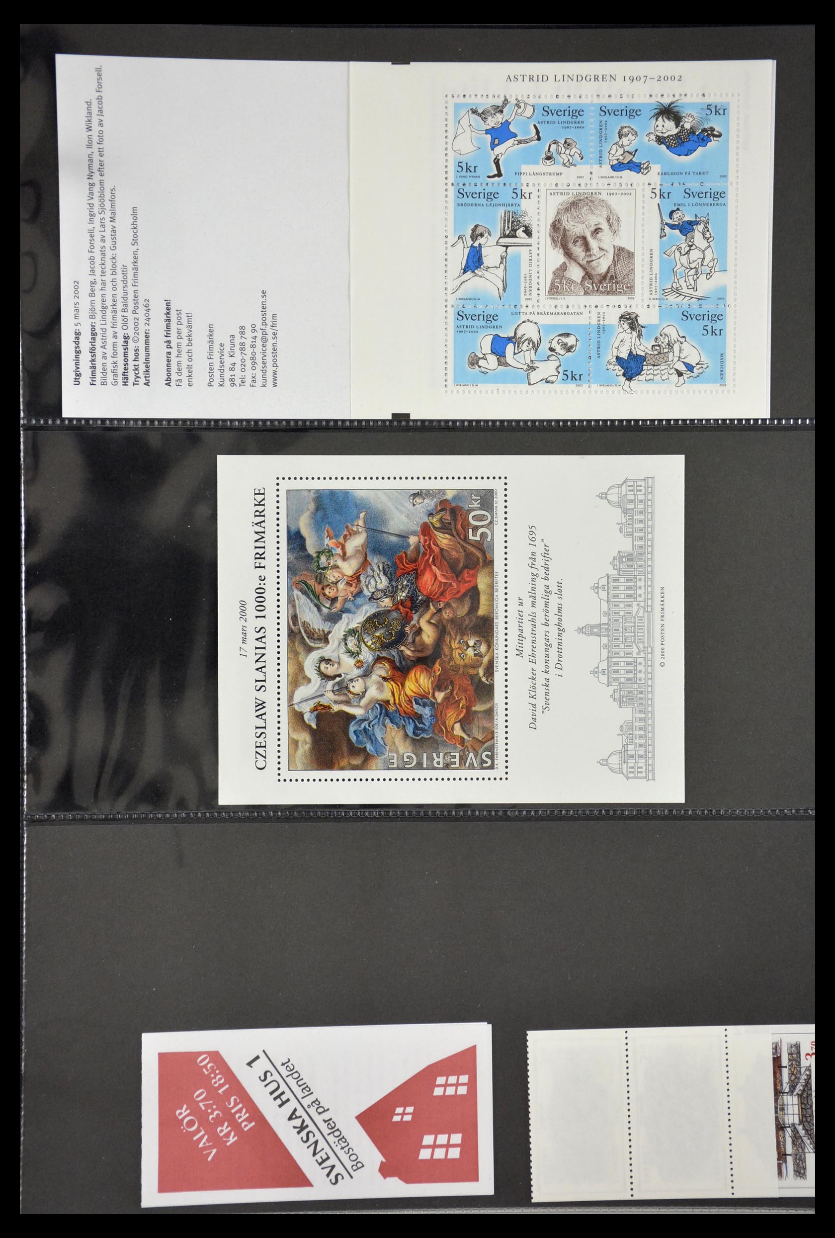 29368 134 - 29368 Zweden postzegelboekjes 1942-1996.