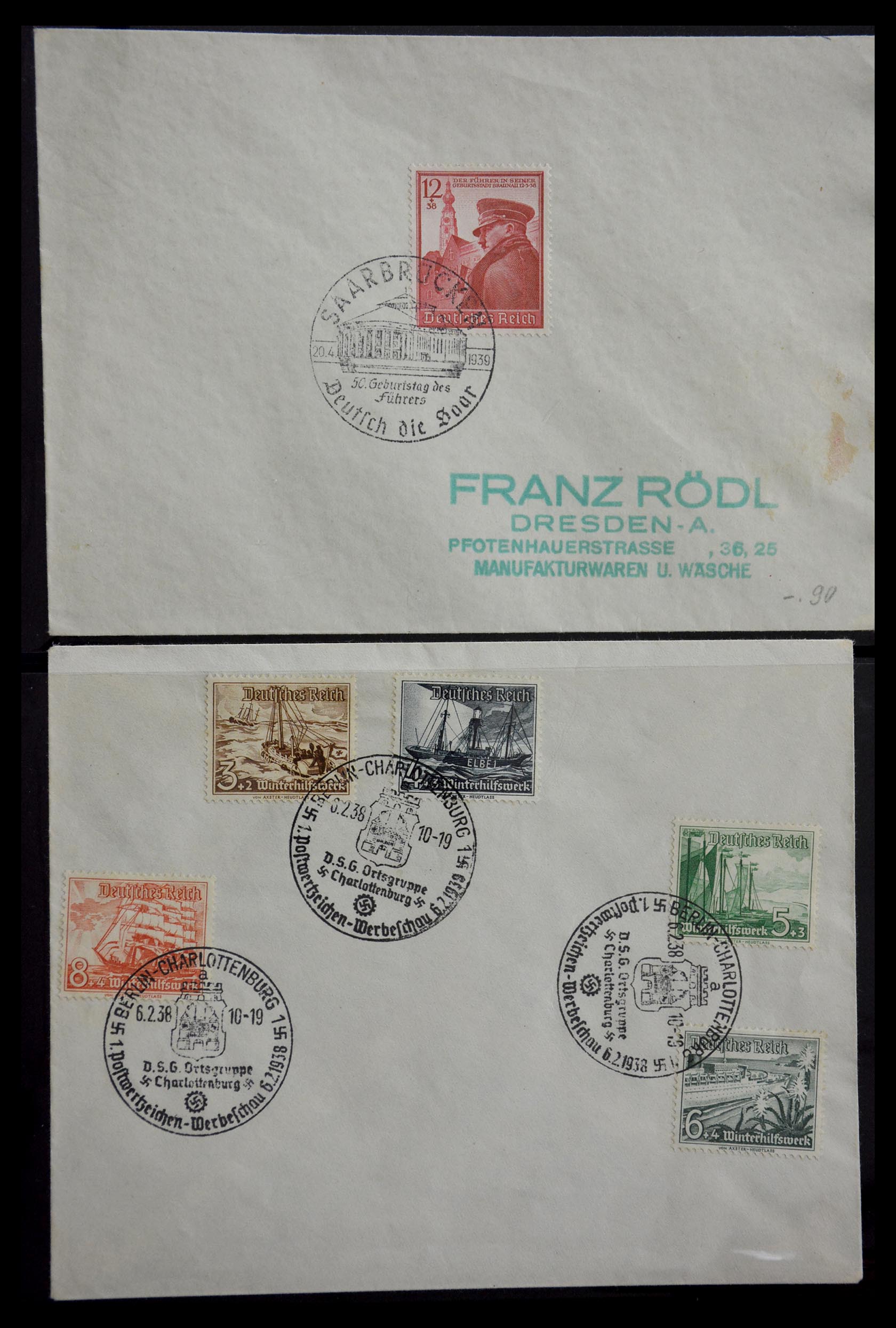 29382 002 - 29382 Duitsland brieven en FDC's 1936-1965.