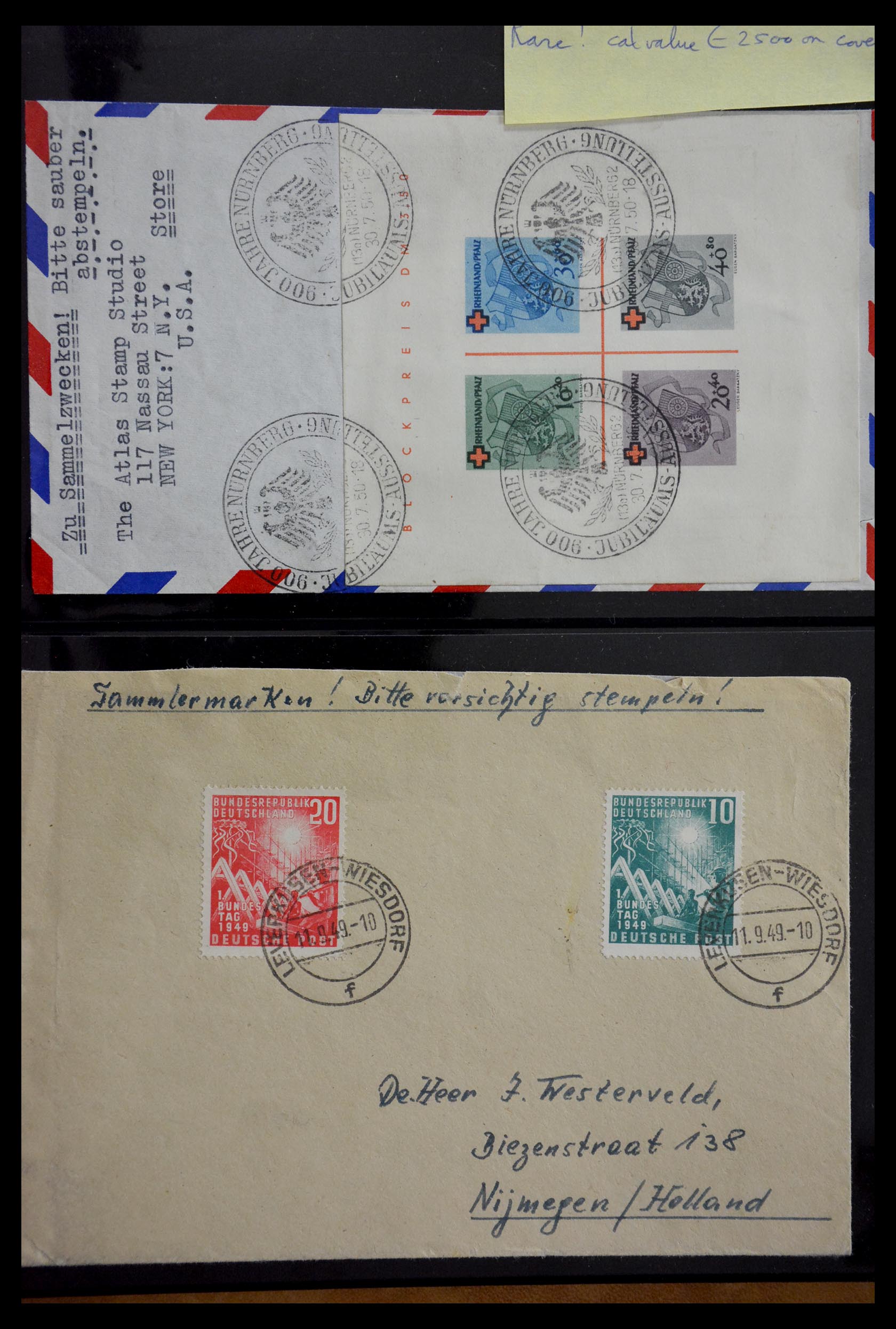 29382 006 - 29382 Germany covers and FDC's 1936-1965.