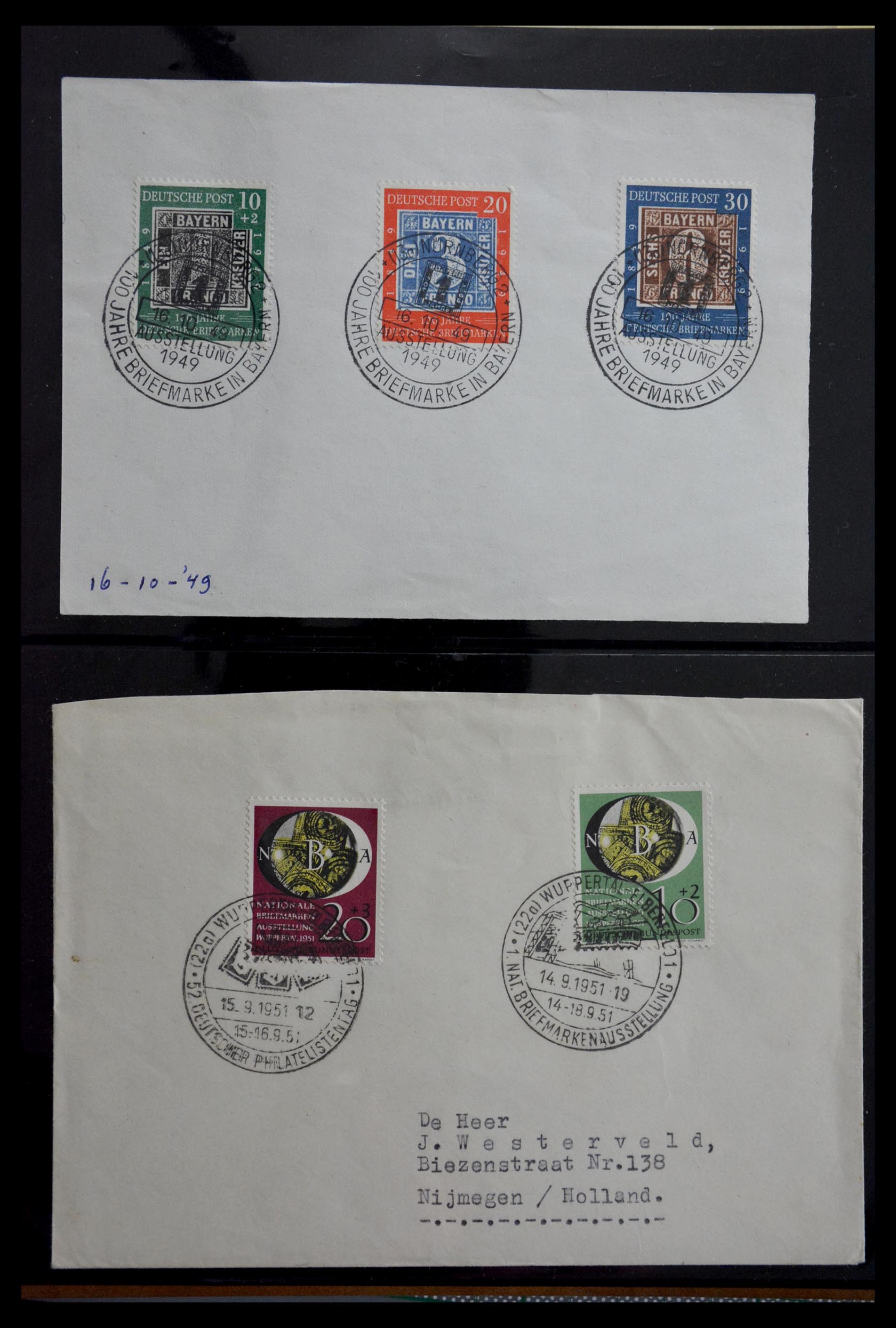 29382 007 - 29382 Duitsland brieven en FDC's 1936-1965.