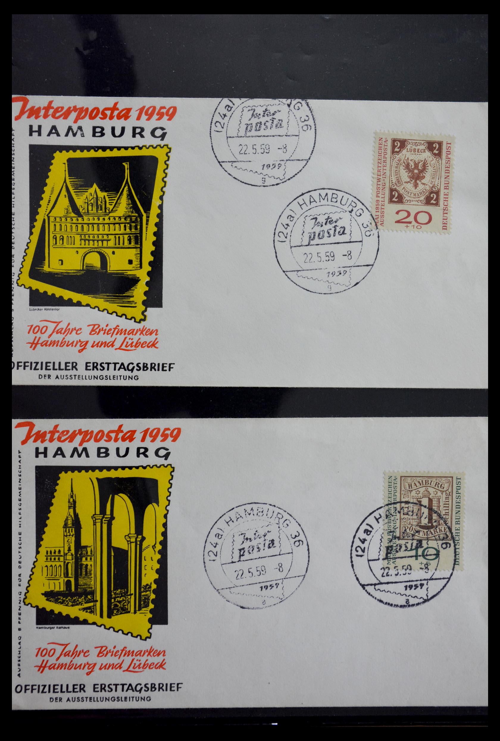29382 017 - 29382 Duitsland brieven en FDC's 1936-1965.