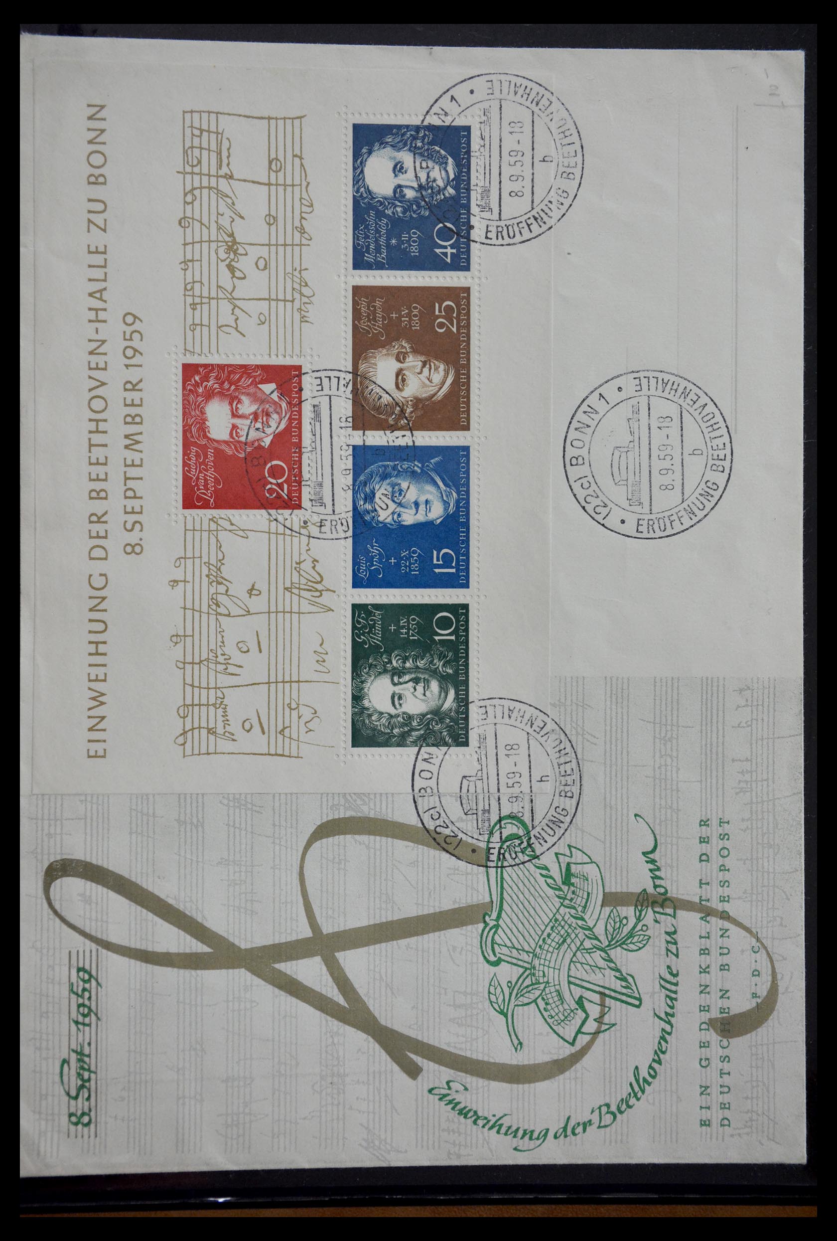 29382 018 - 29382 Duitsland brieven en FDC's 1936-1965.