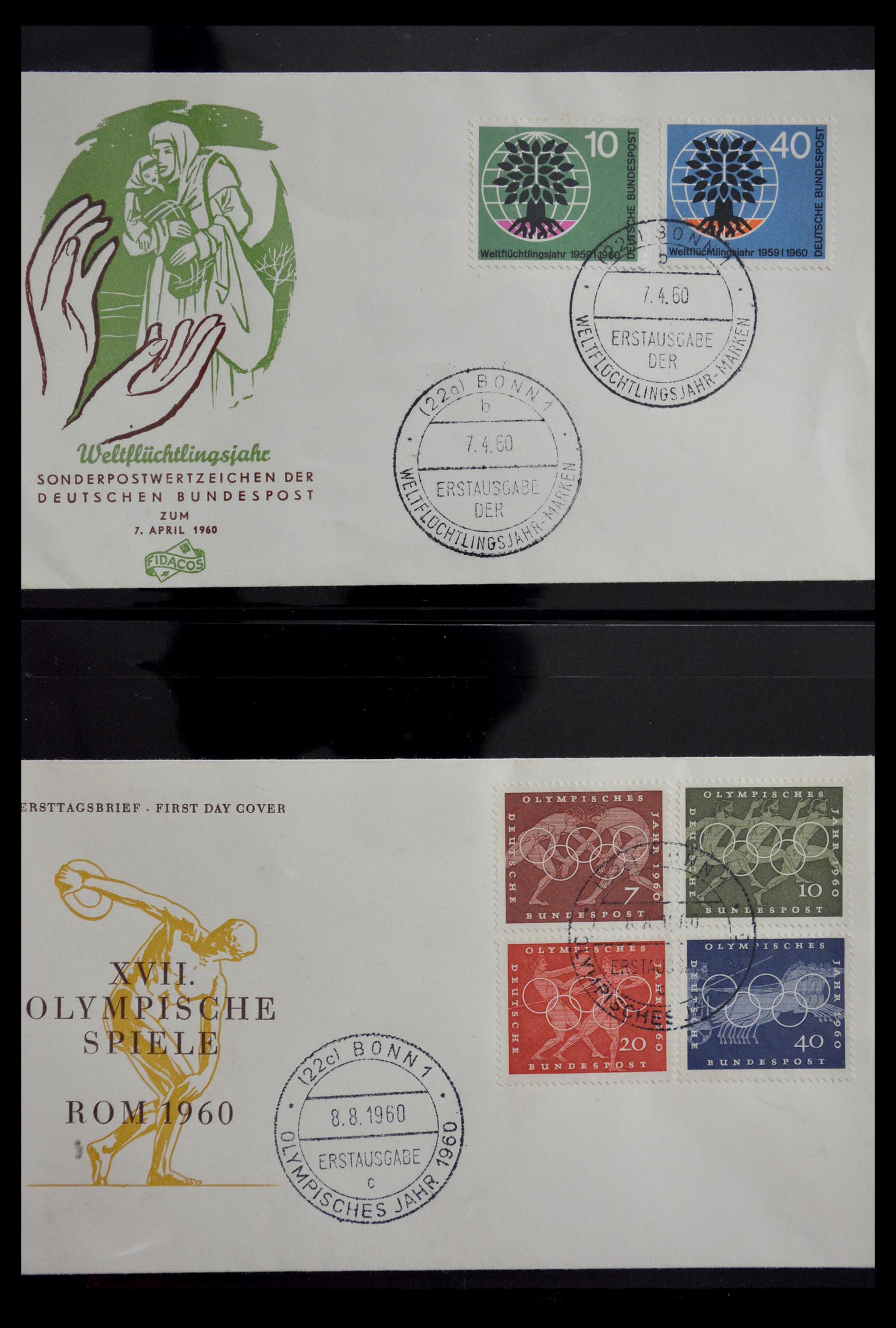 29382 019 - 29382 Duitsland brieven en FDC's 1936-1965.
