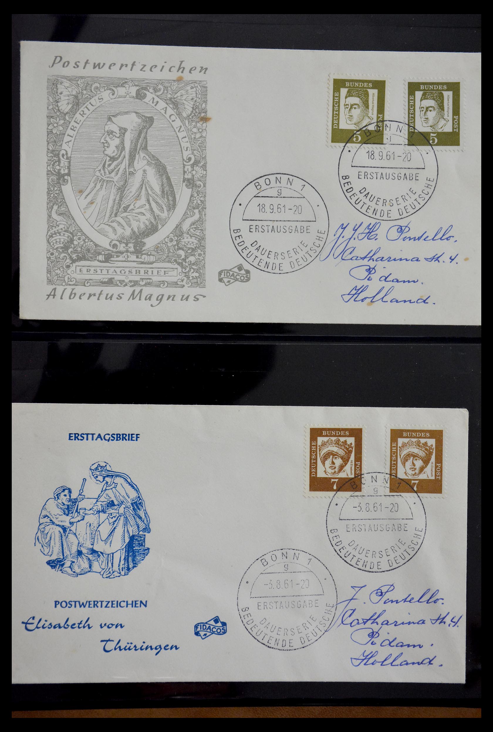 29382 020 - 29382 Duitsland brieven en FDC's 1936-1965.