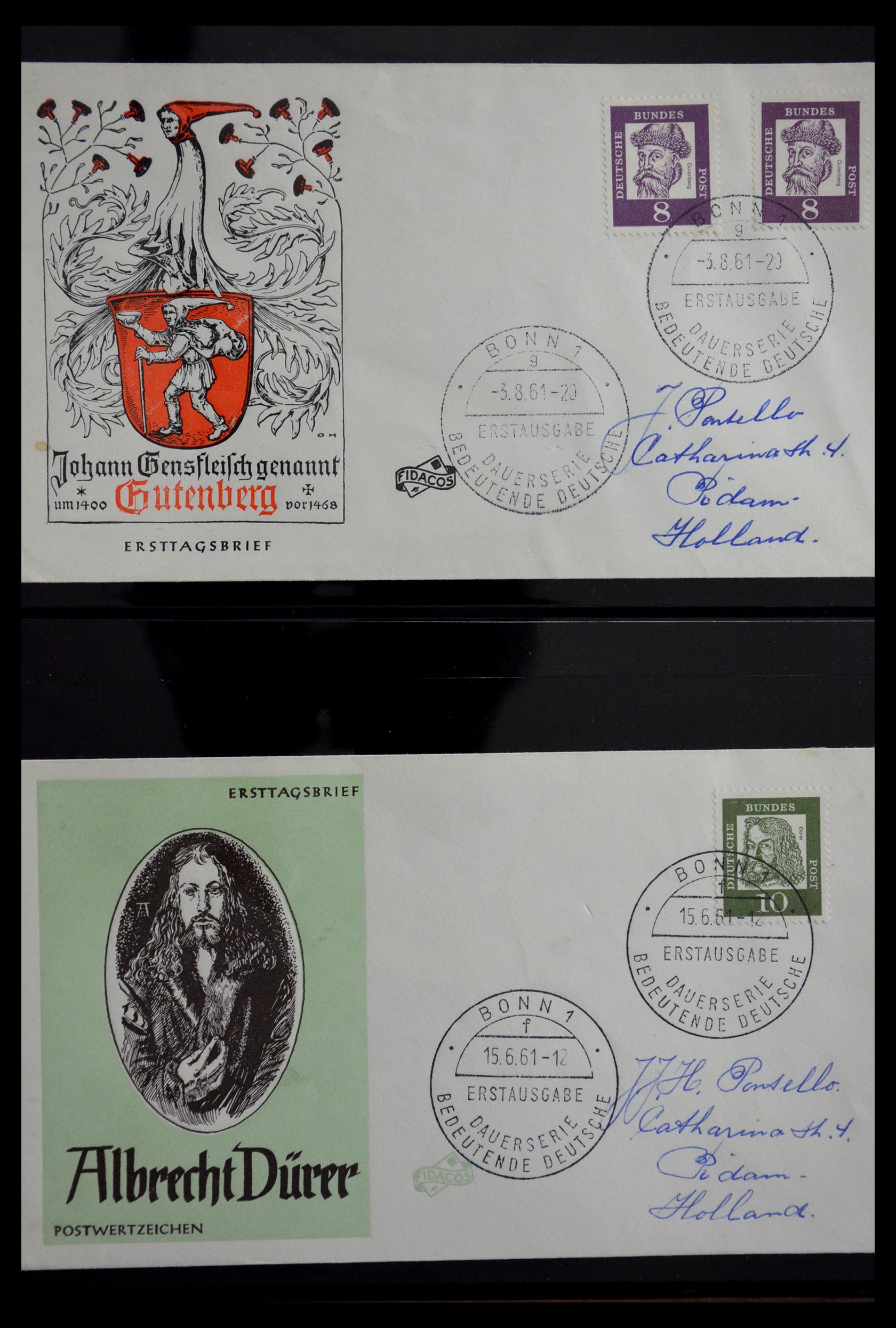 29382 021 - 29382 Germany covers and FDC's 1936-1965.