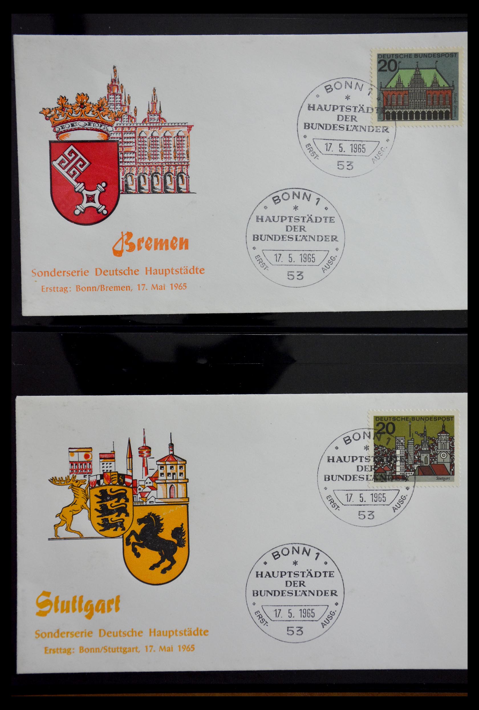 29382 031 - 29382 Germany covers and FDC's 1936-1965.