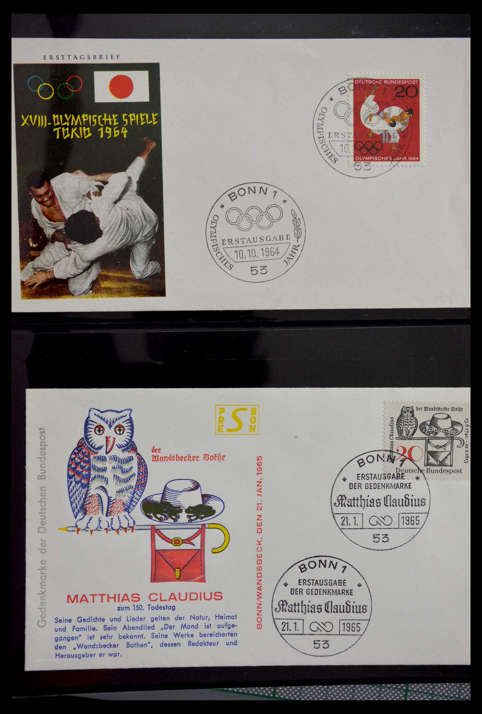 29382 036 - 29382 Germany covers and FDC's 1936-1965.