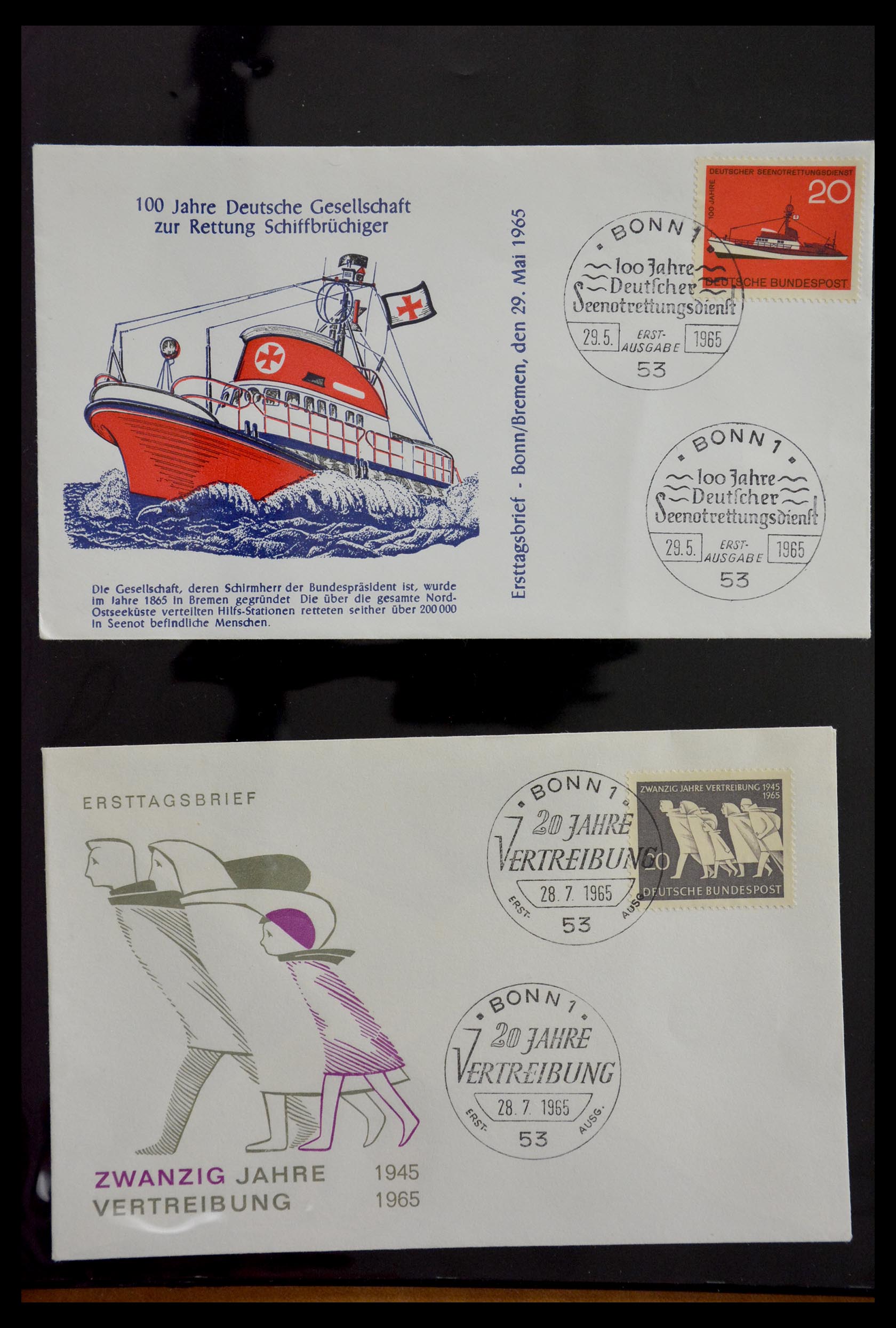 29382 041 - 29382 Duitsland brieven en FDC's 1936-1965.