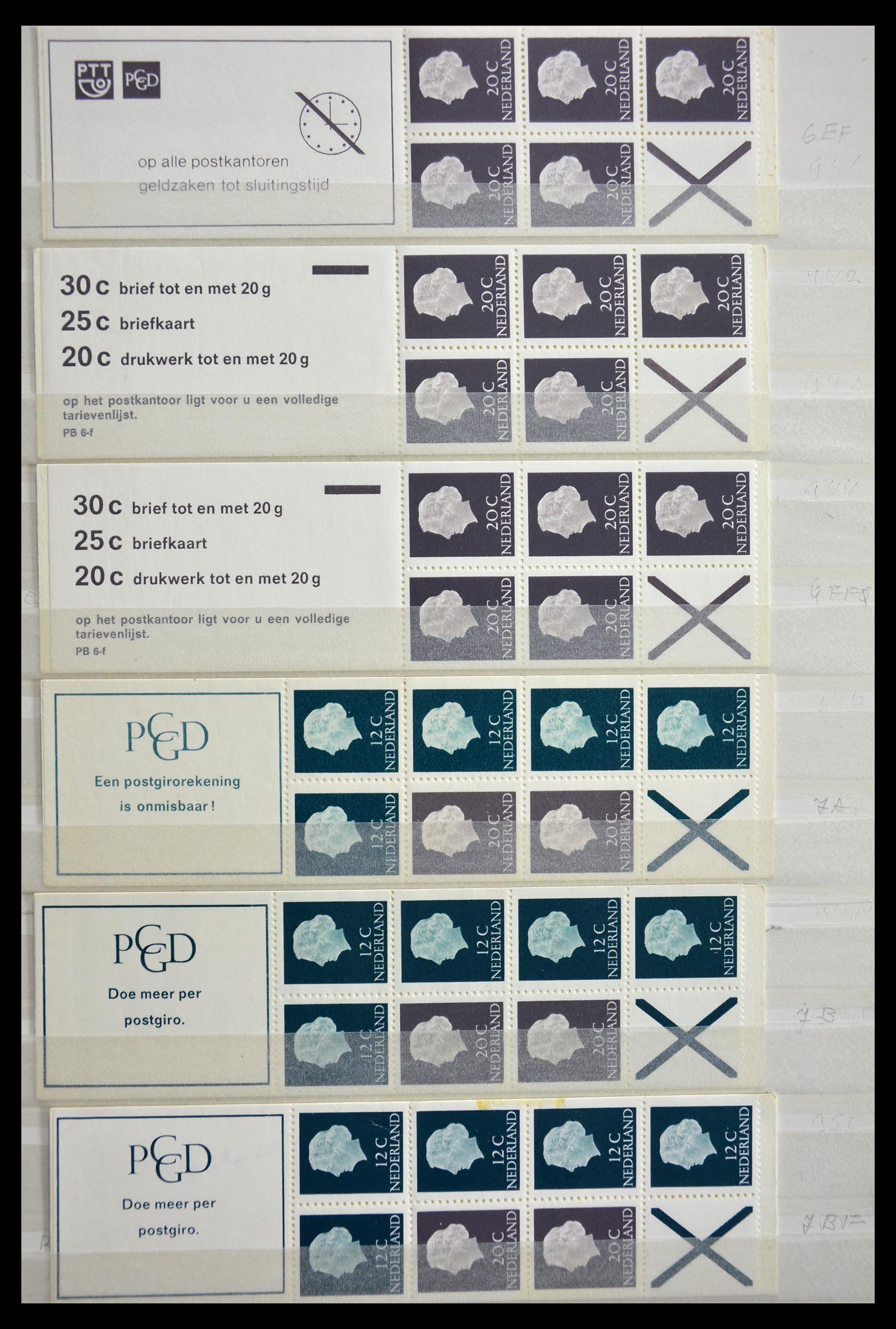 29387 003 - 29387 Netherlands stamp booklets 1964-2014.