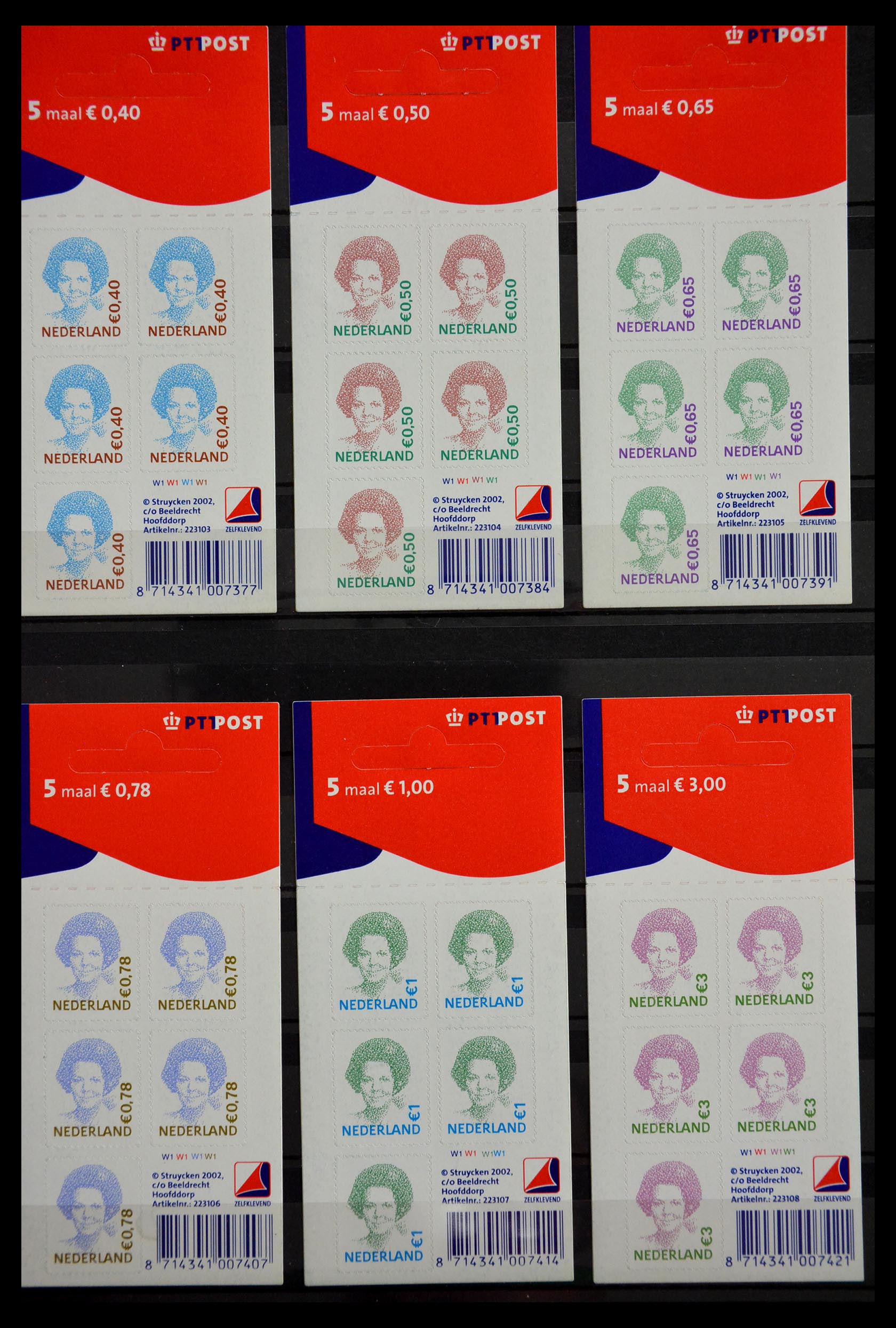 29387 033 - 29387 Netherlands stamp booklets 1964-2014.