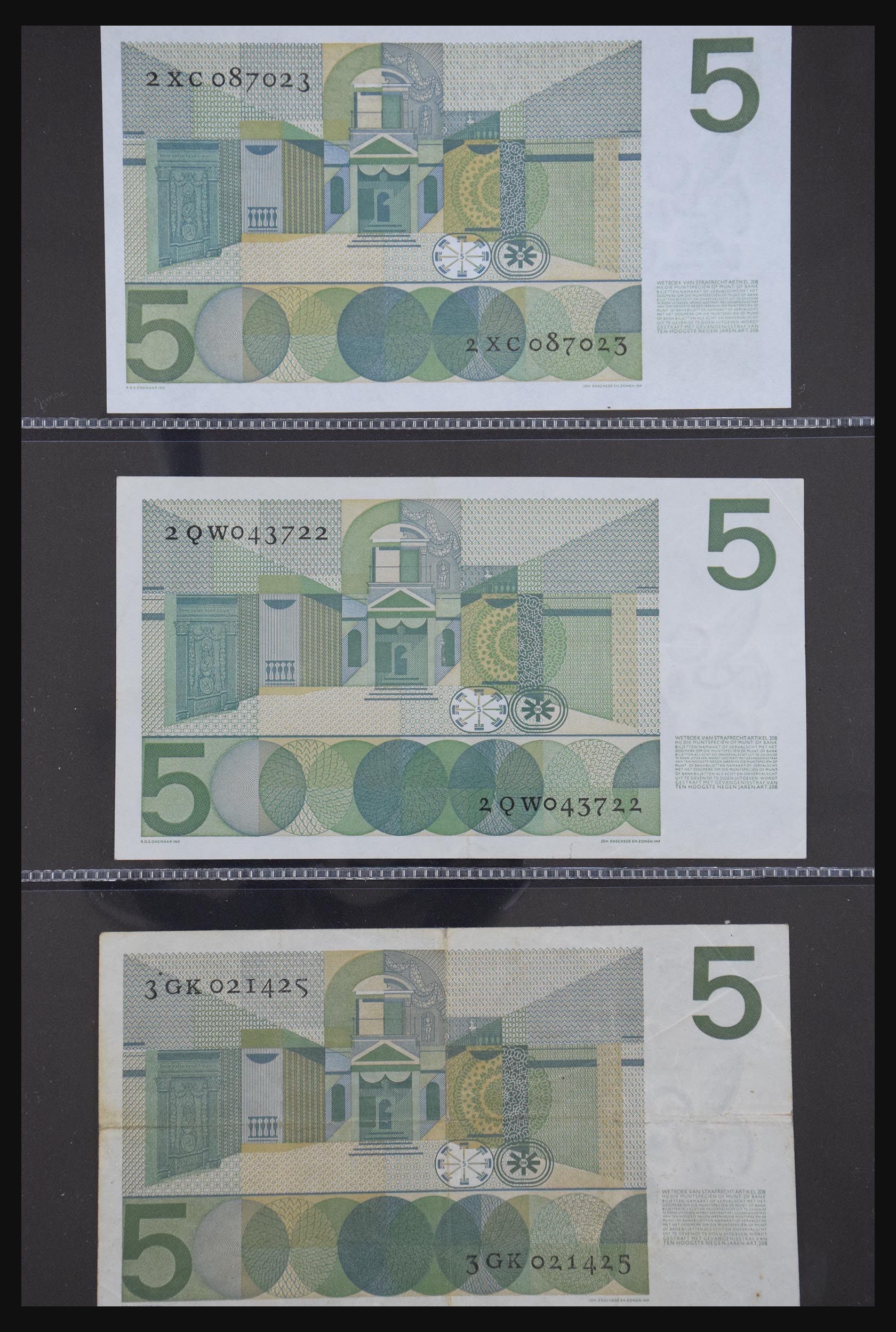 29404 010 - 29404 Nederland bankbiljetten 1924-1997.