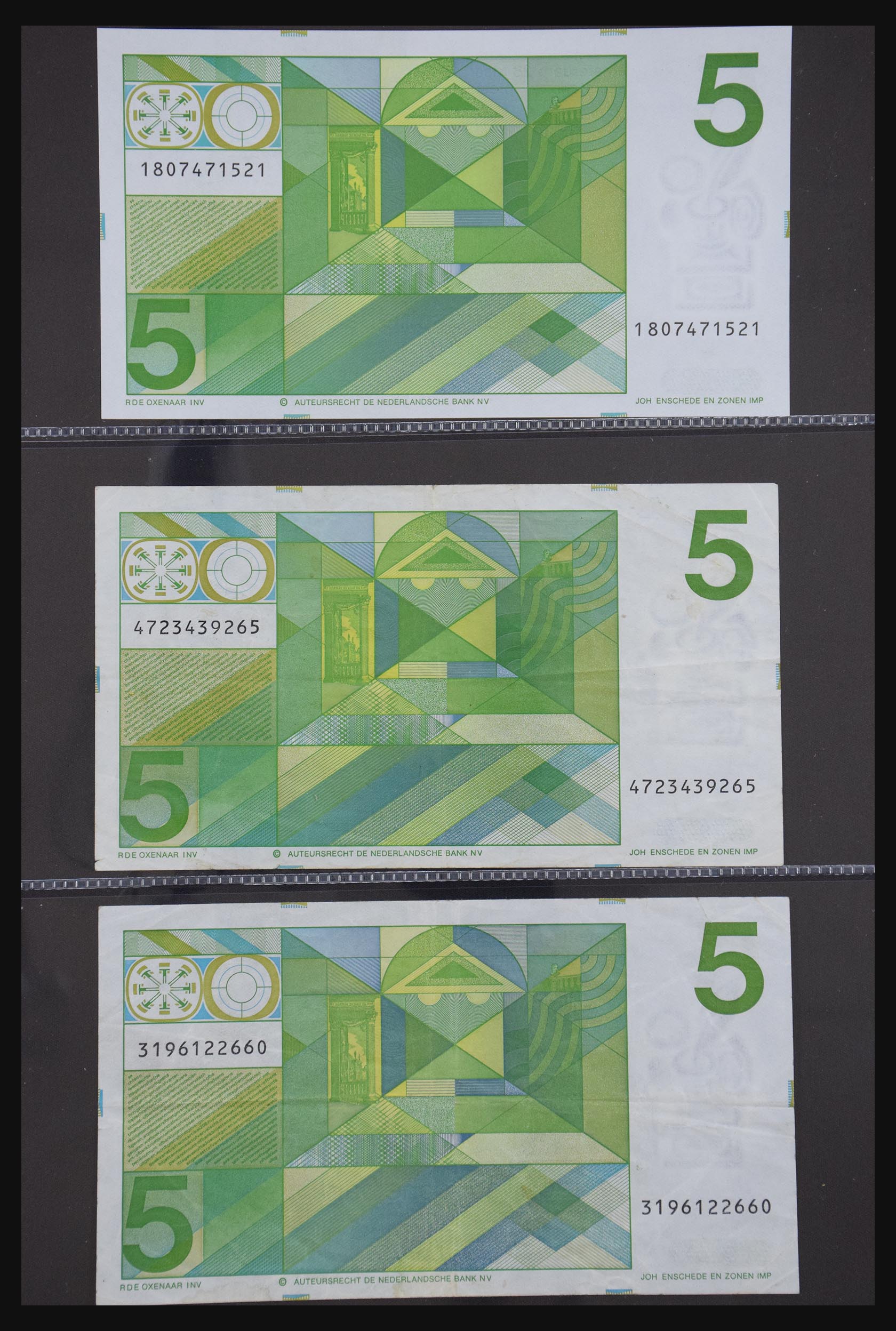 29404 012 - 29404 Netherlands banknotes 1924-1997.