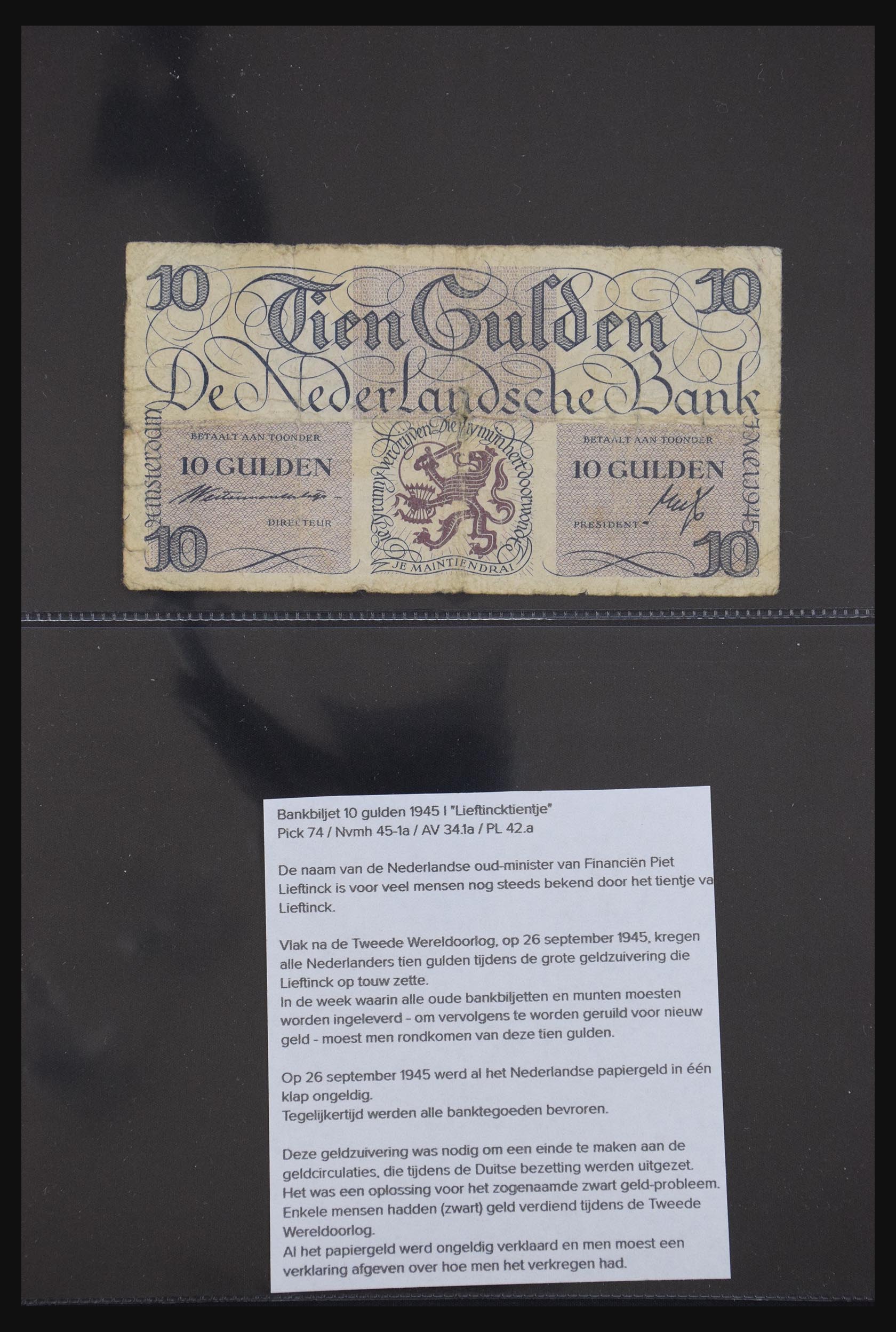 29404 017 - 29404 Netherlands banknotes 1924-1997.