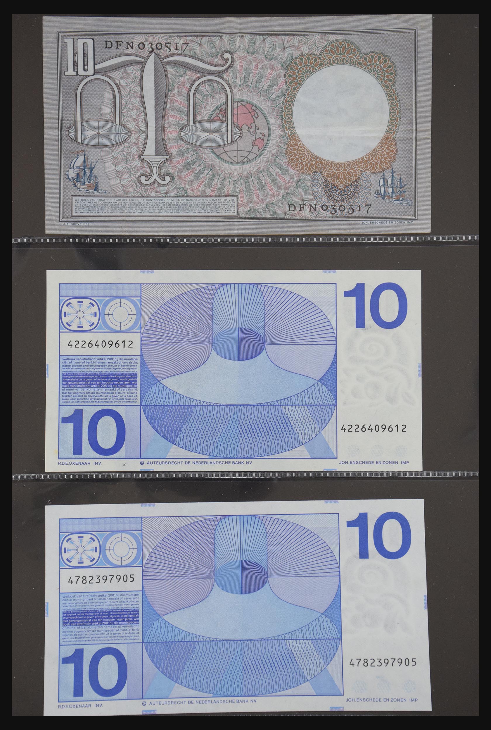 29404 022 - 29404 Netherlands banknotes 1924-1997.