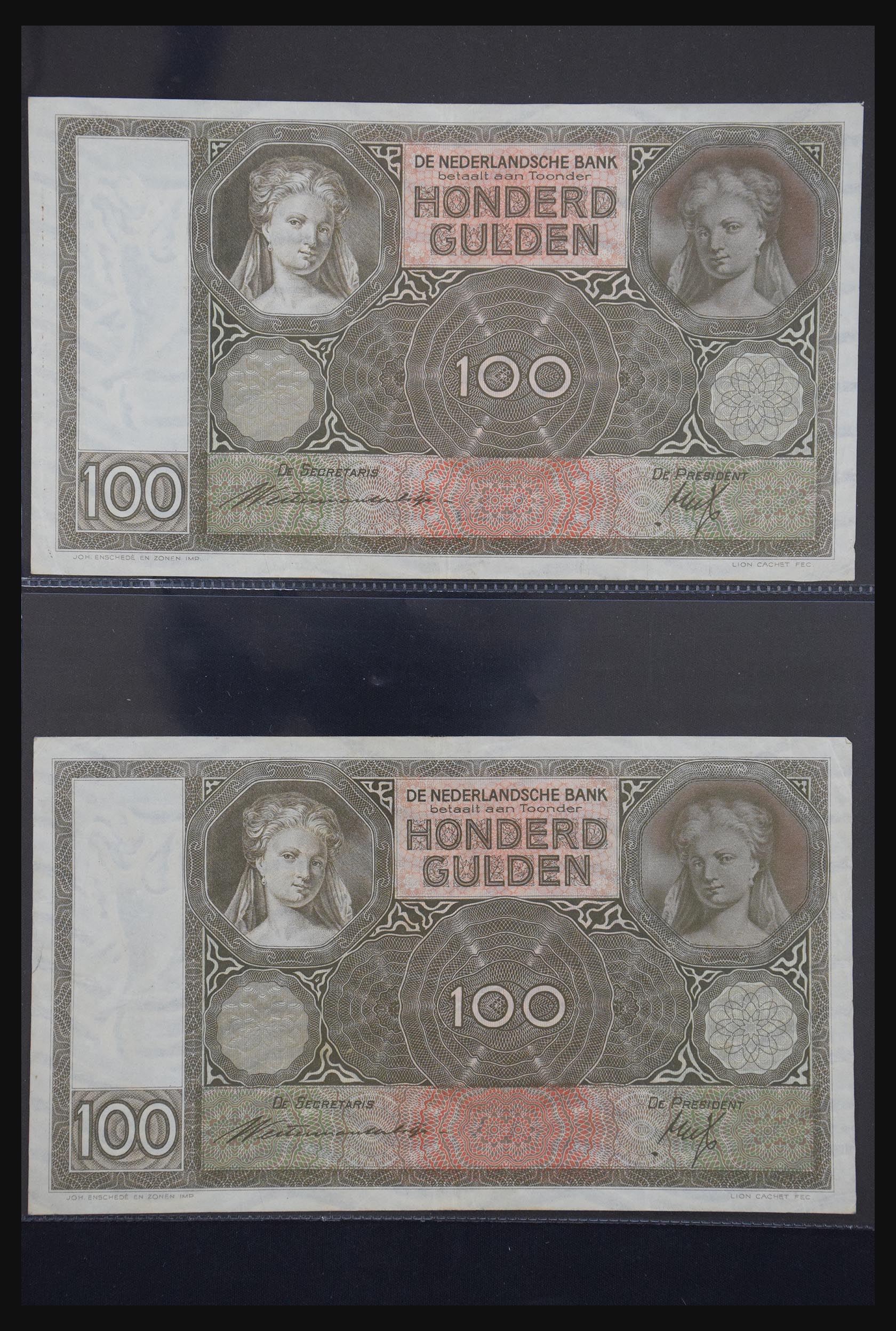 29404 043 - 29404 Netherlands banknotes 1924-1997.