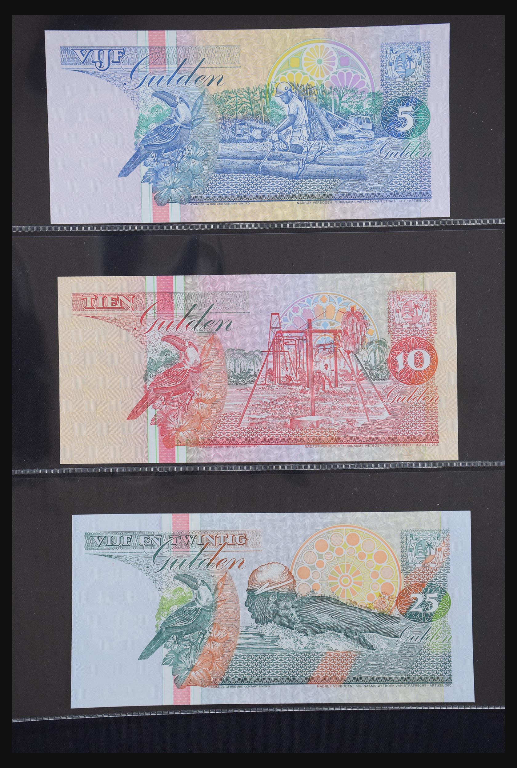 29404 052 - 29404 Netherlands banknotes 1924-1997.
