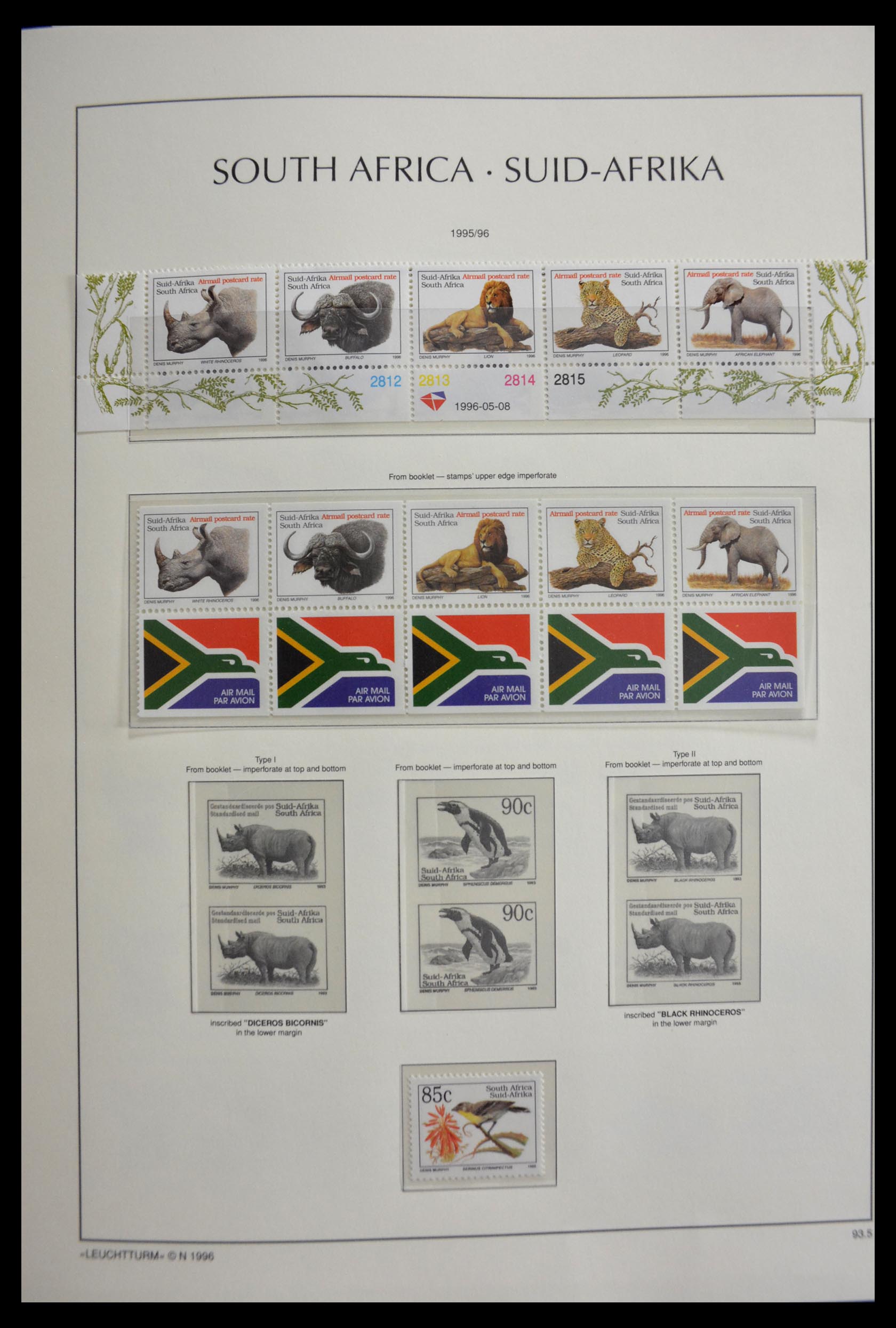 29419 072 - 29419 Zuid Afrika en gebieden 1961-2001.