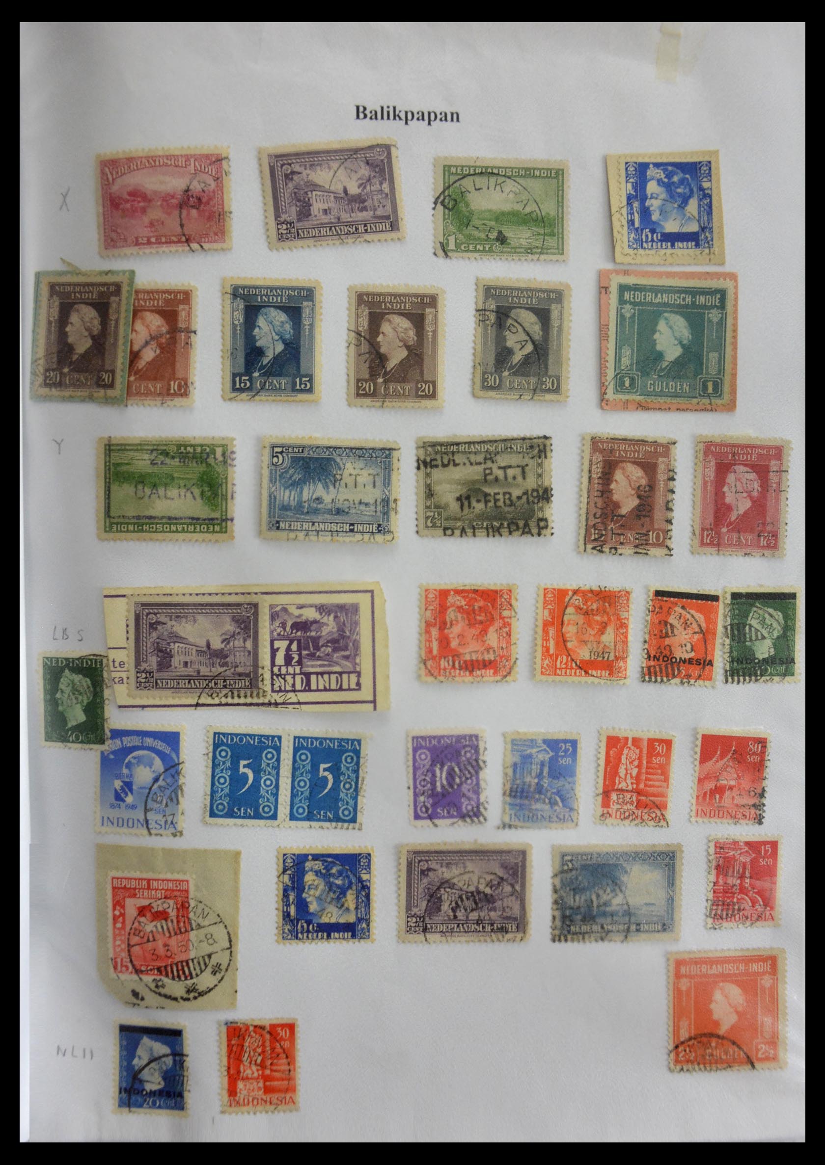 29422 009 - 29422 Dutch east Indies cancels.