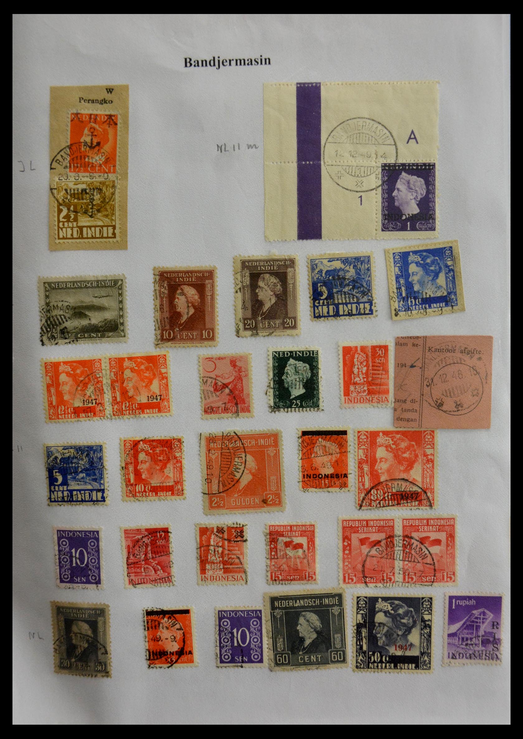 29422 014 - 29422 Dutch east Indies cancels.