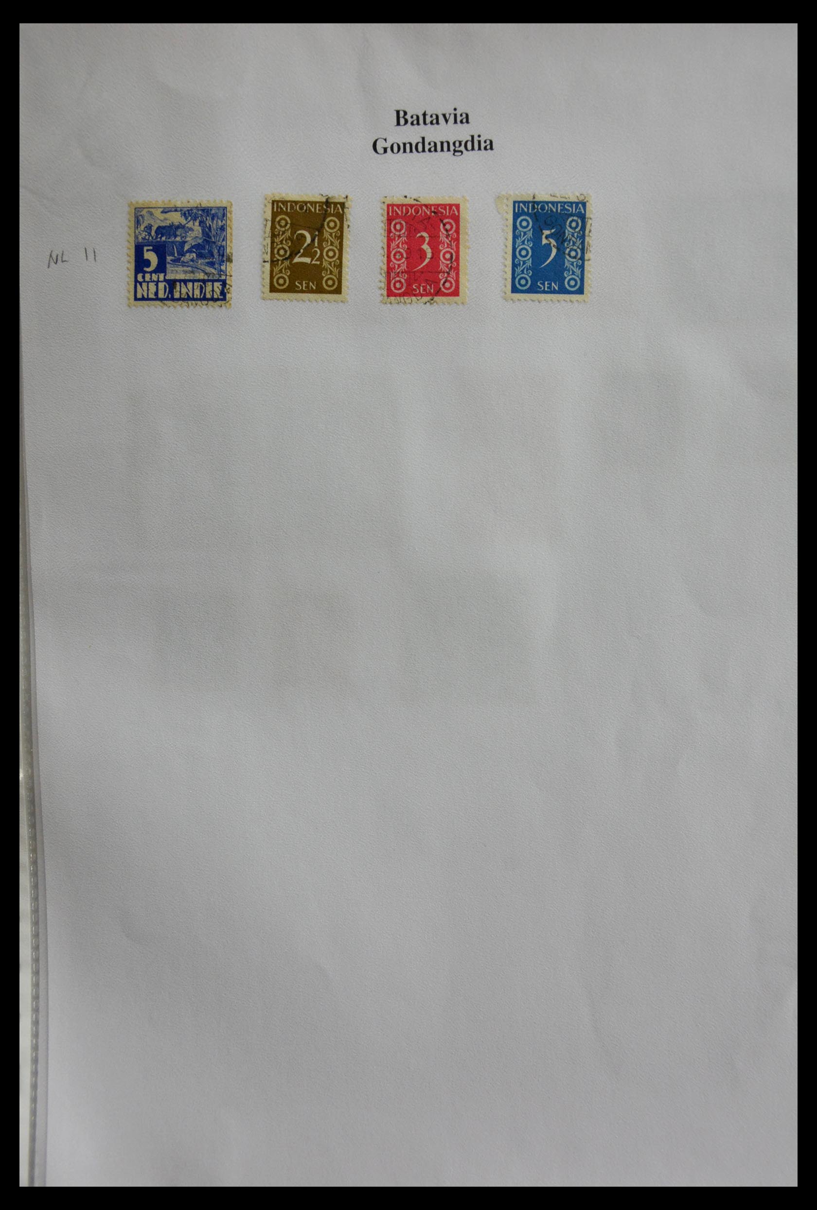 29422 048 - 29422 Dutch east Indies cancels.