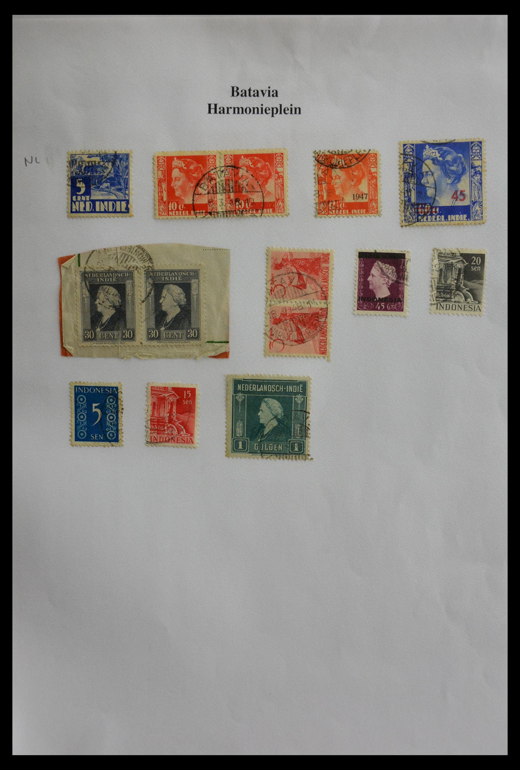 29422 049 - 29422 Dutch east Indies cancels.