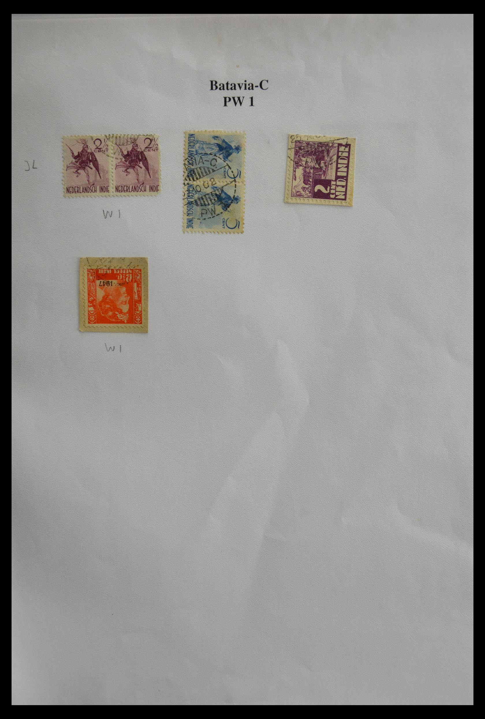 29422 053 - 29422 Dutch east Indies cancels.