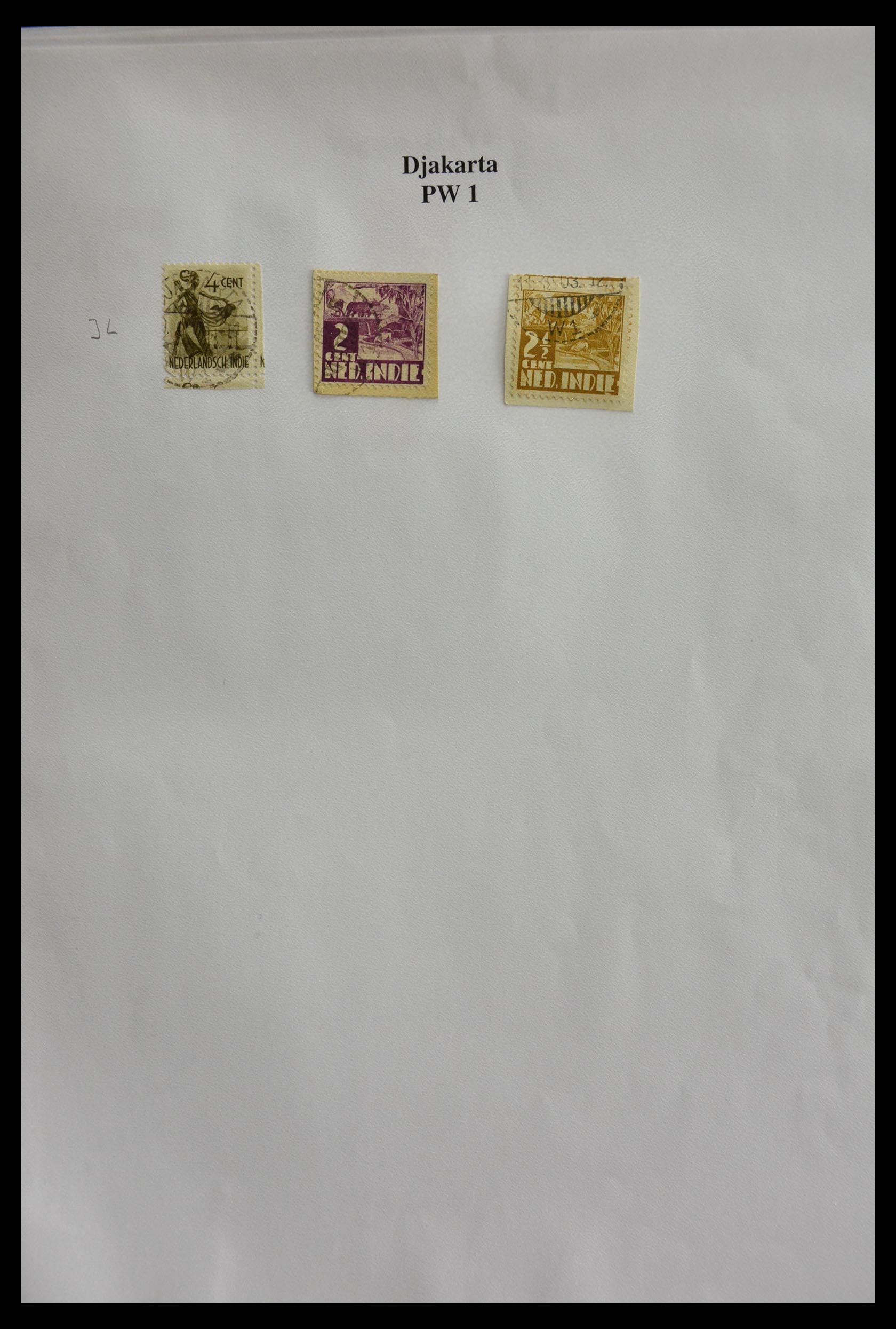 29422 079 - 29422 Dutch east Indies cancels.