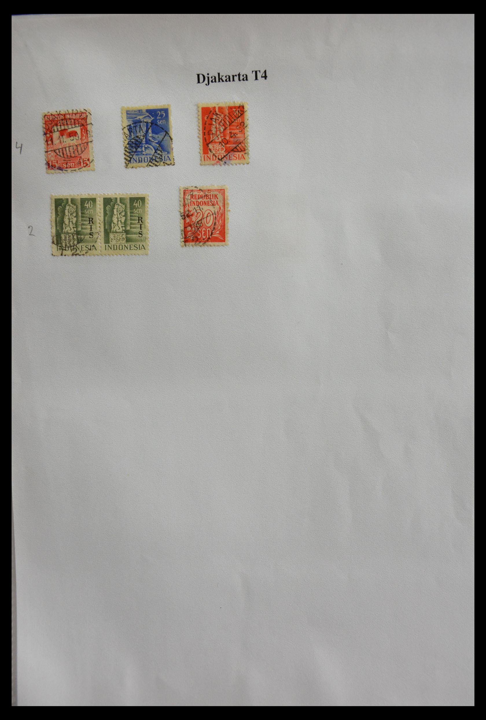 29422 080 - 29422 Dutch east Indies cancels.