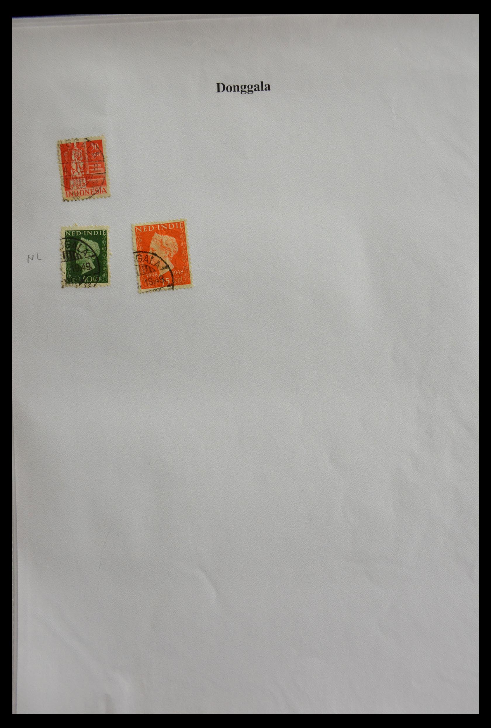 29422 092 - 29422 Dutch east Indies cancels.