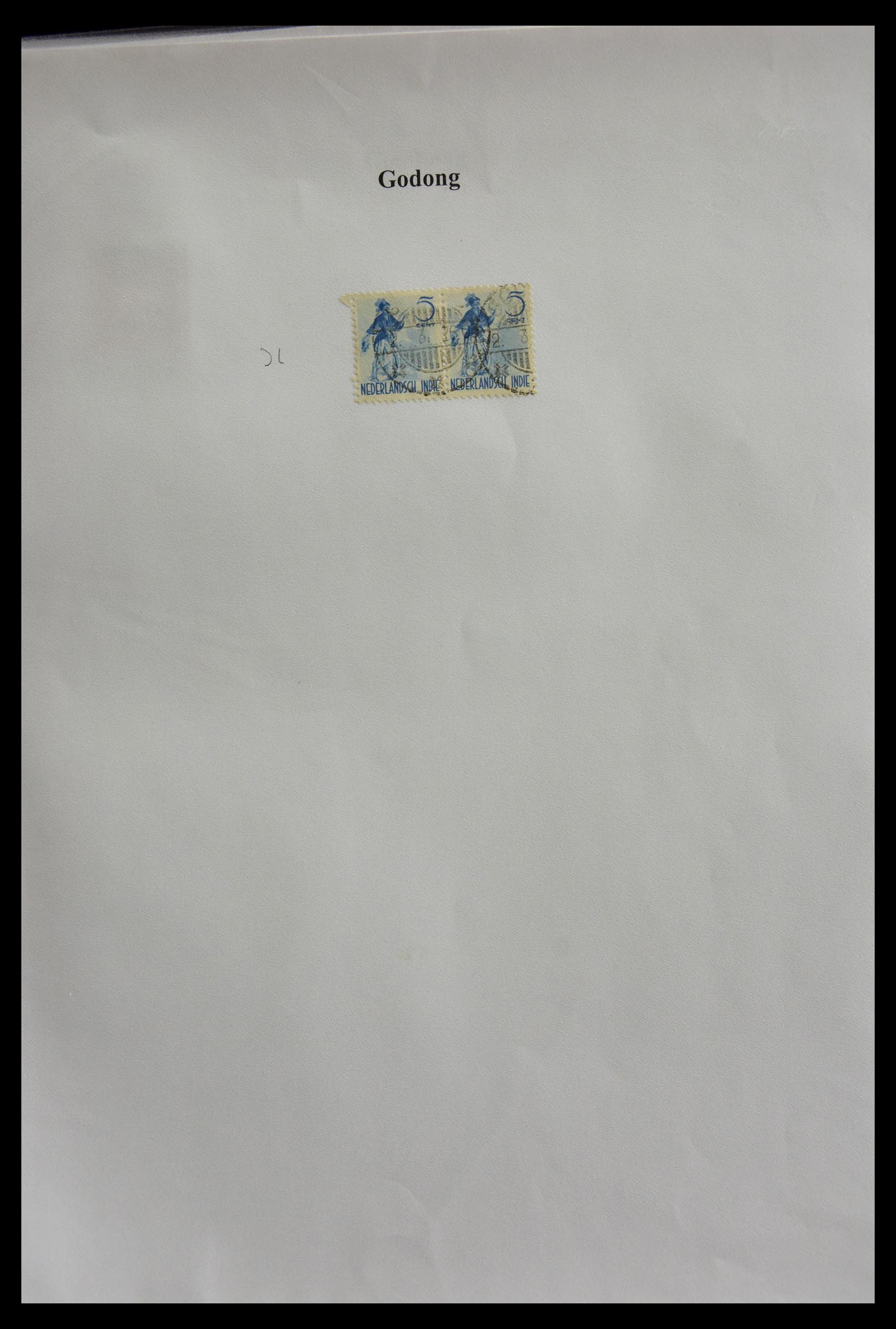 29422 099 - 29422 Dutch east Indies cancels.