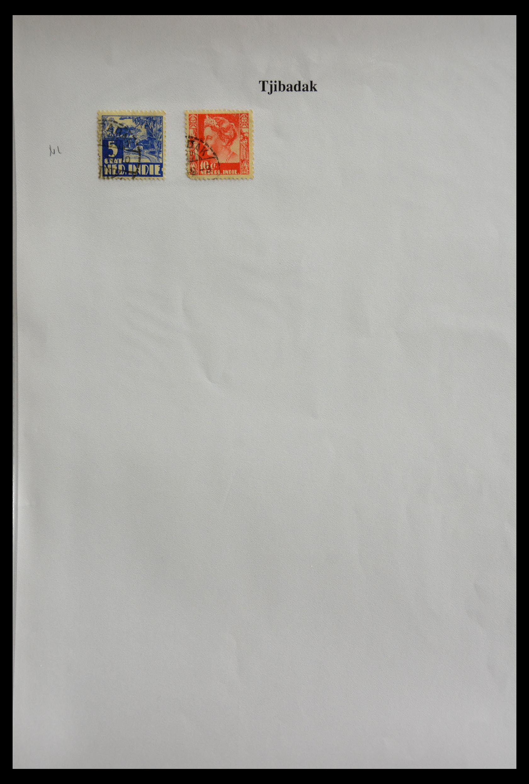 29422 307 - 29422 Dutch east Indies cancels.