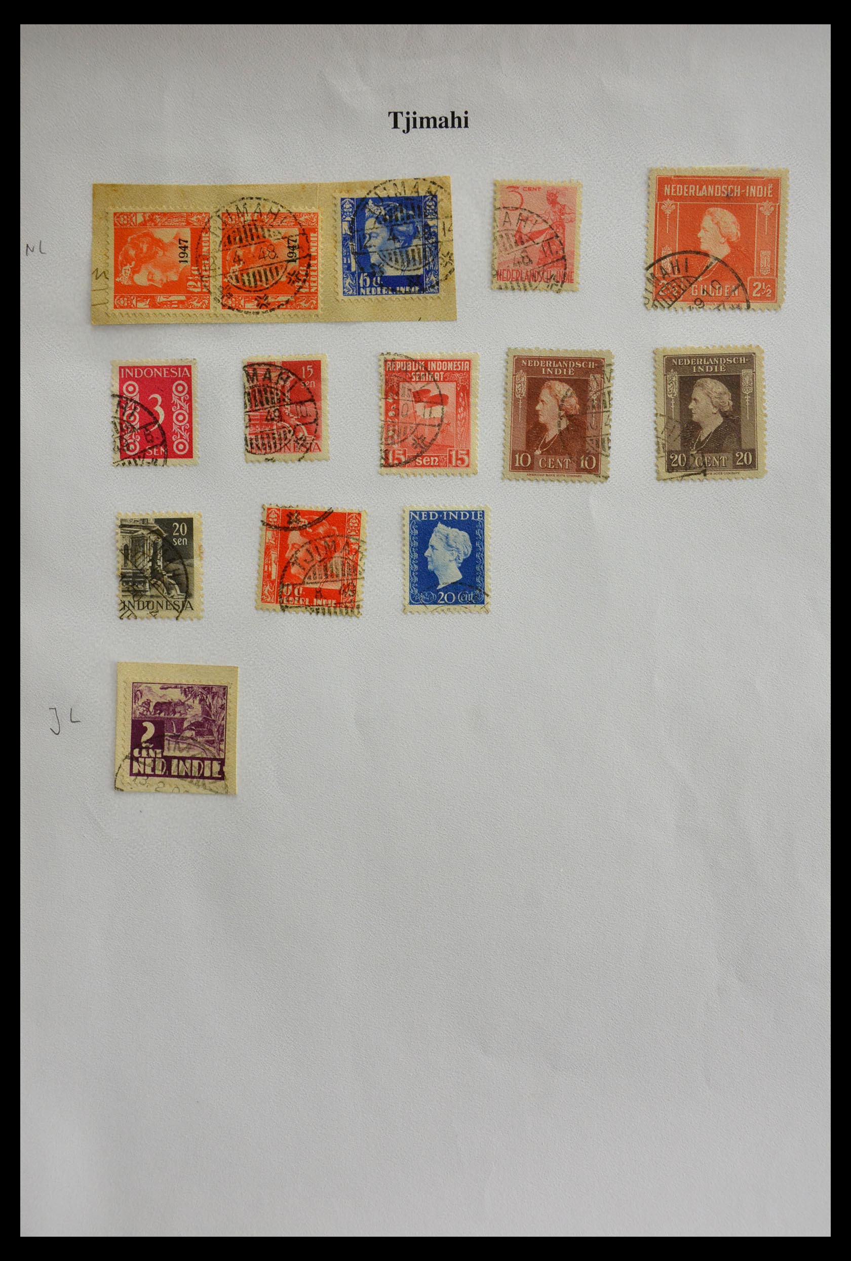 29422 313 - 29422 Dutch east Indies cancels.