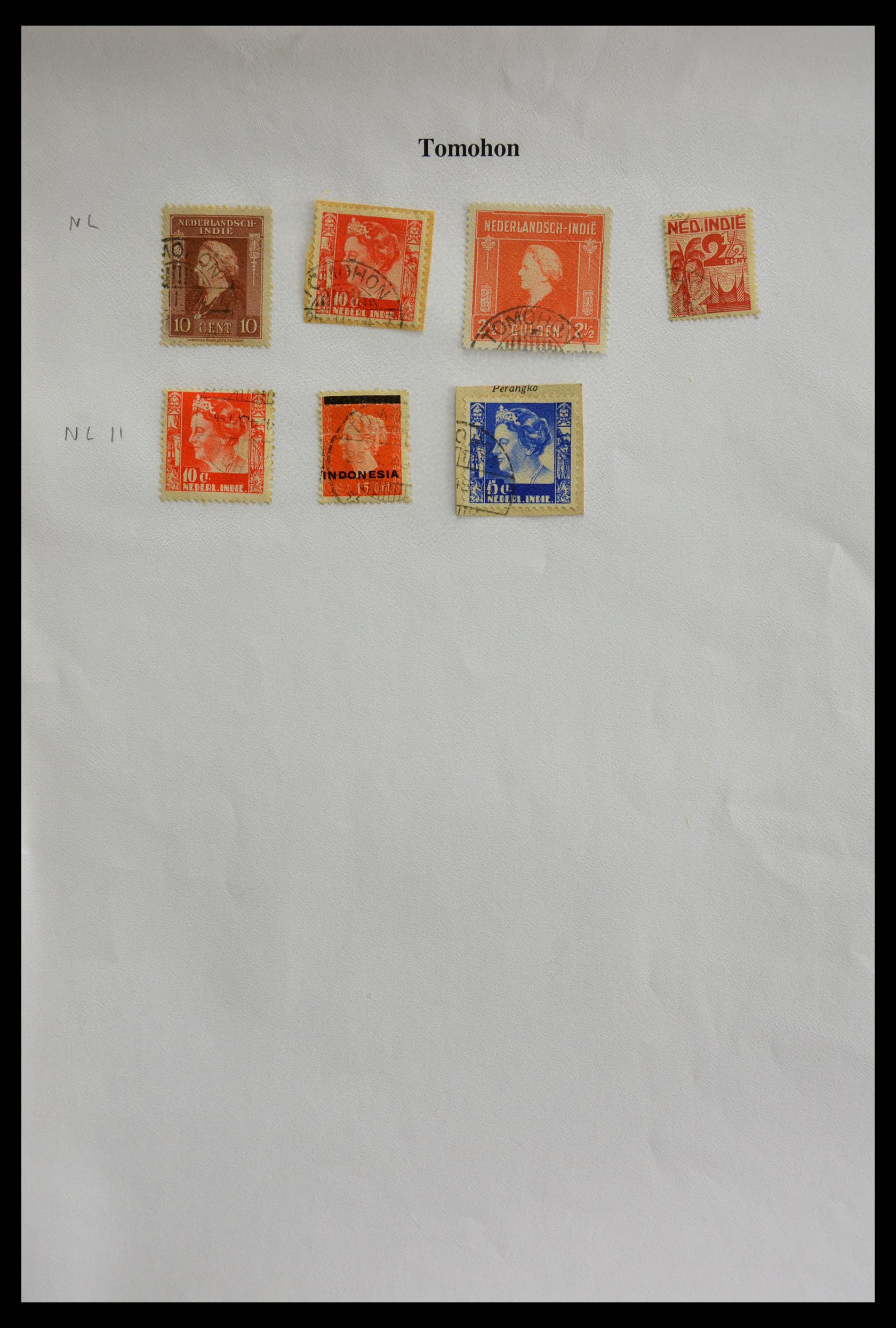 29422 326 - 29422 Dutch east Indies cancels.