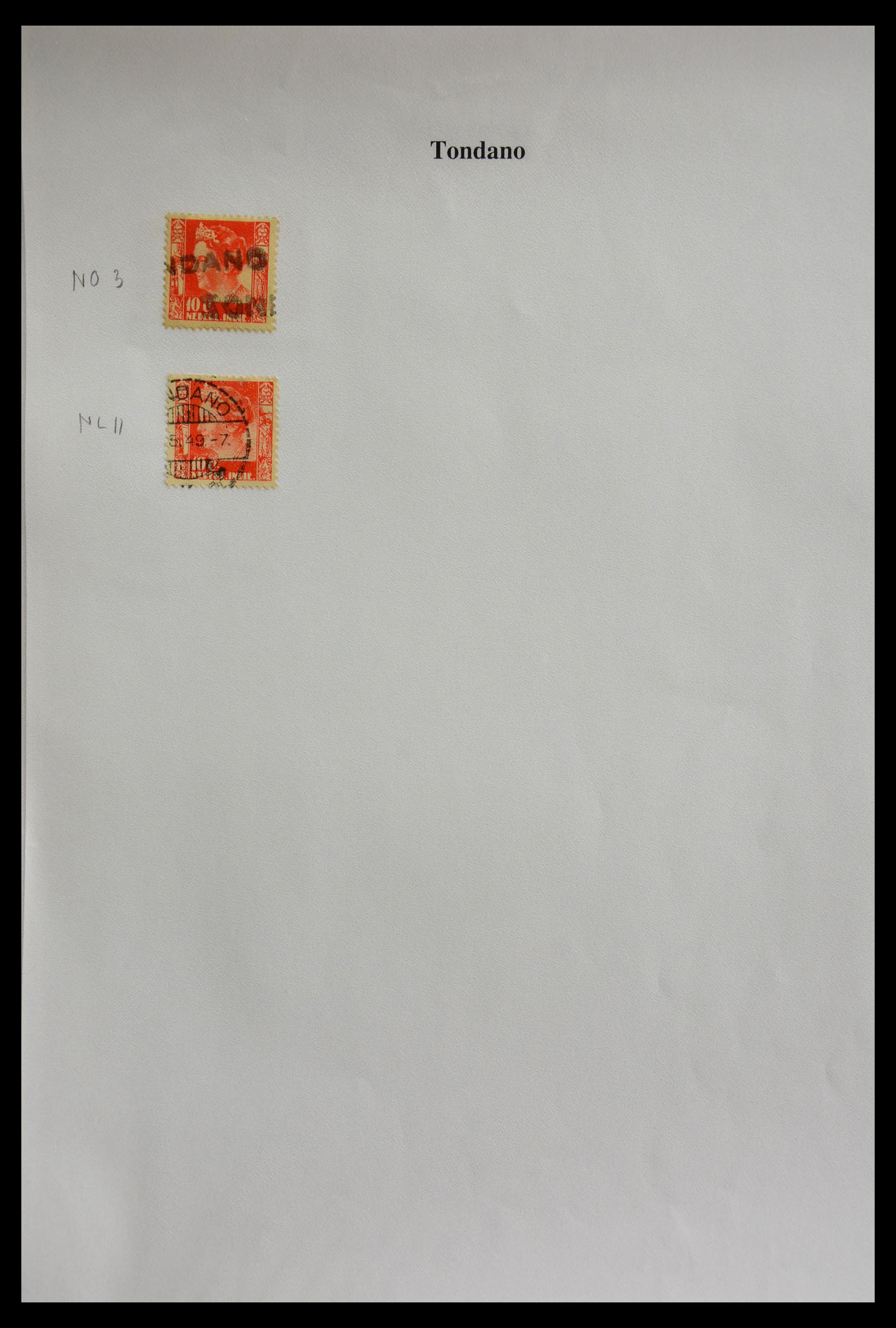 29422 327 - 29422 Nederlands Indië stempels.