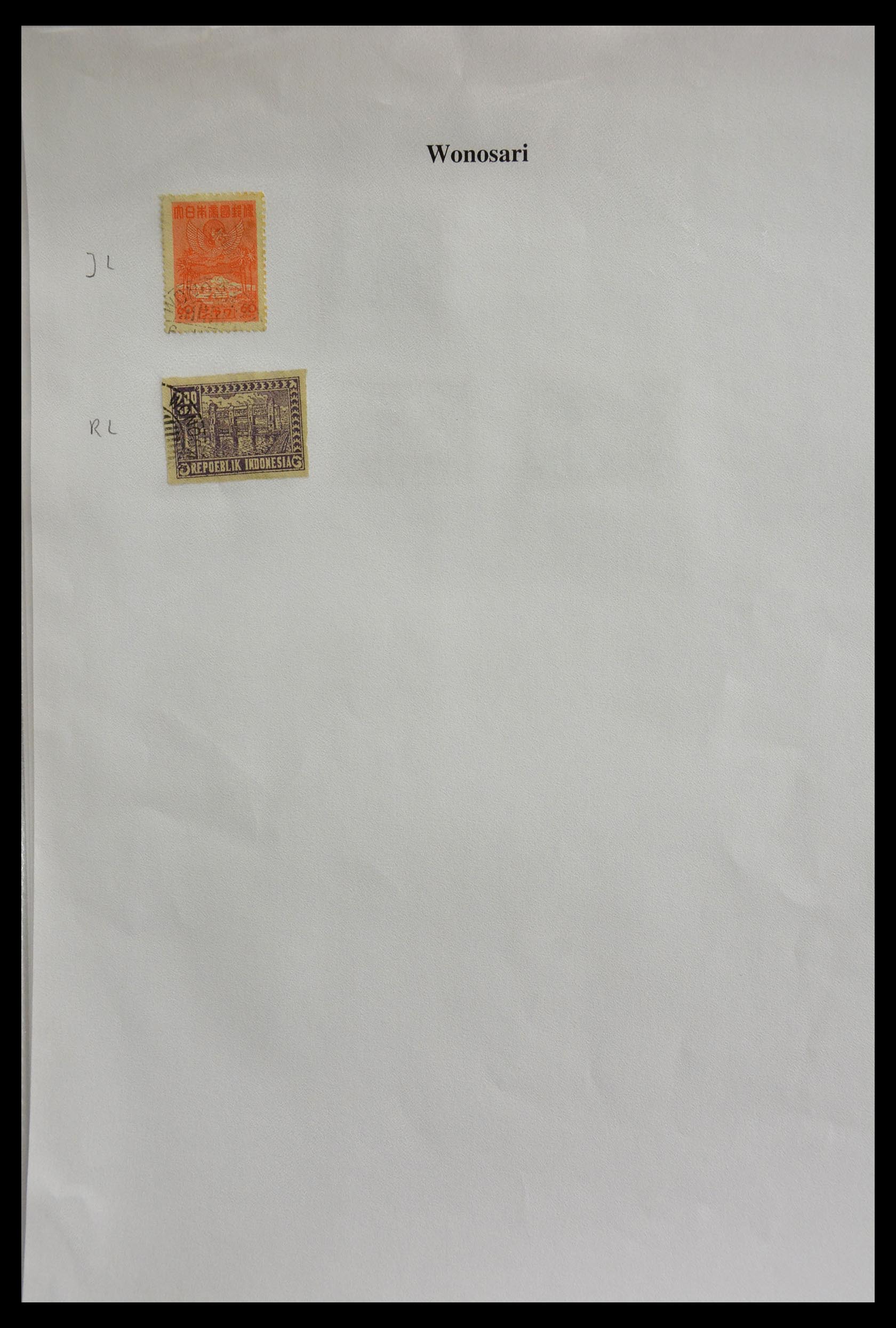 29422 336 - 29422 Dutch east Indies cancels.