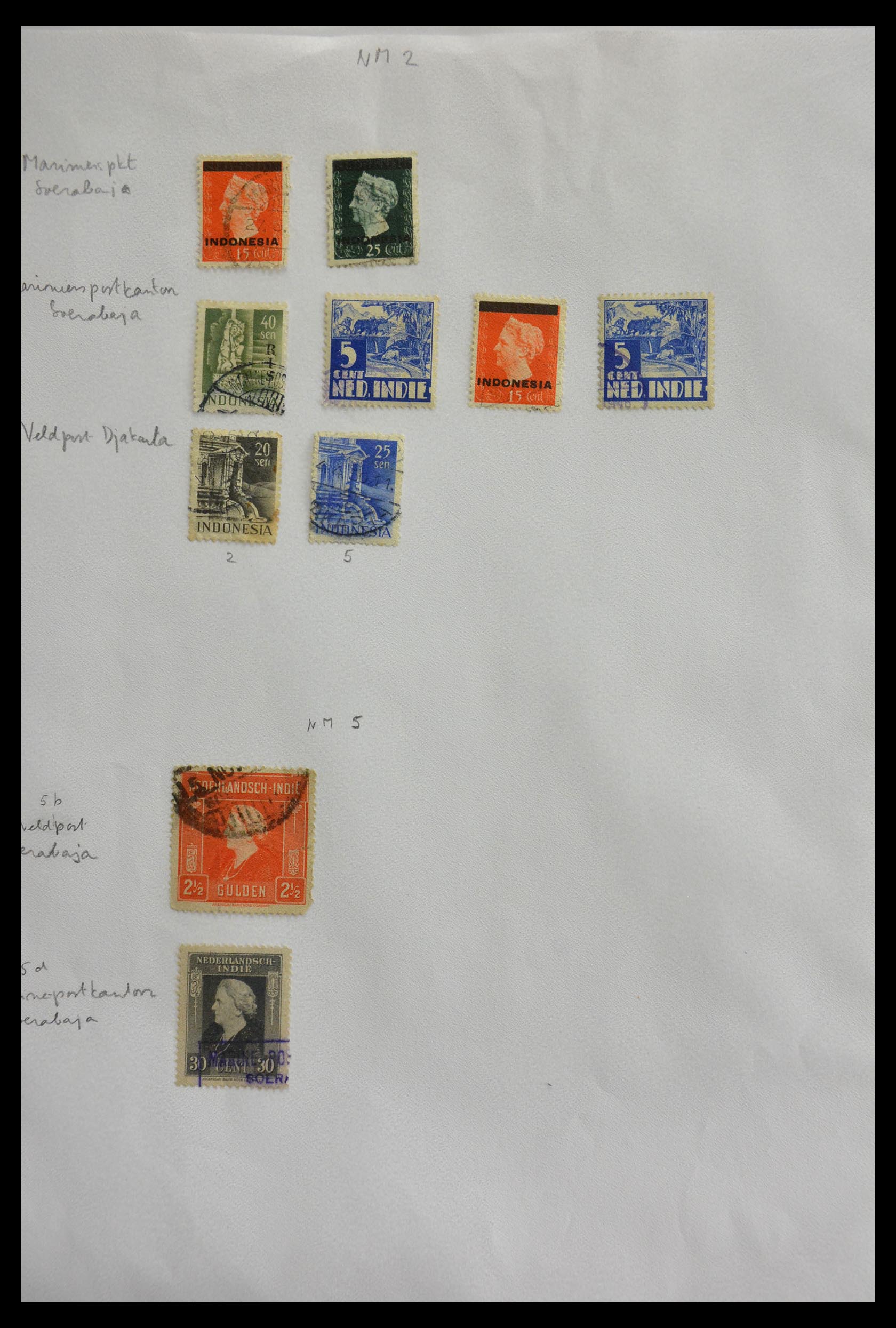 29422 341 - 29422 Dutch east Indies cancels.