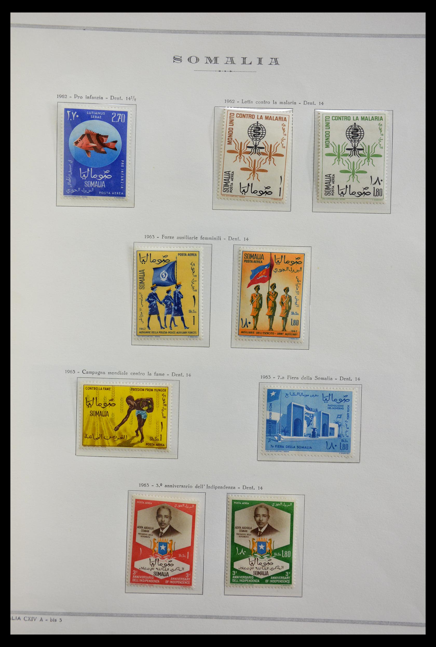 29430 016 - 29430 Italiaans Somalië 1950-1965.