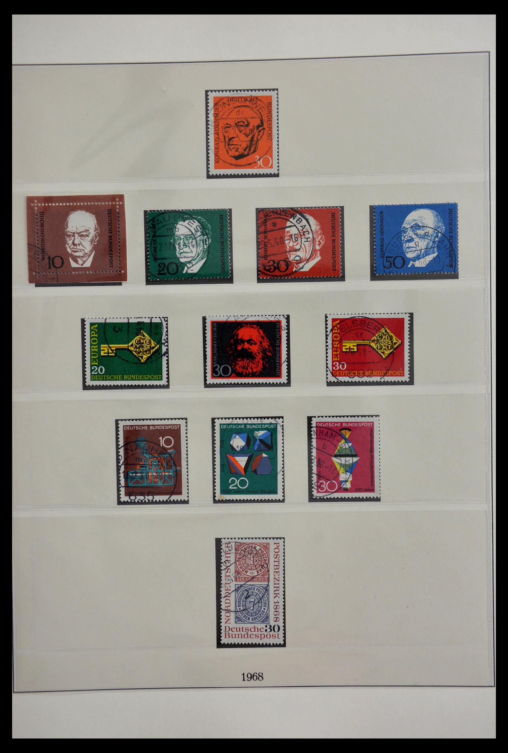 29441 040 - 29441 Bundespost 1949-1971.