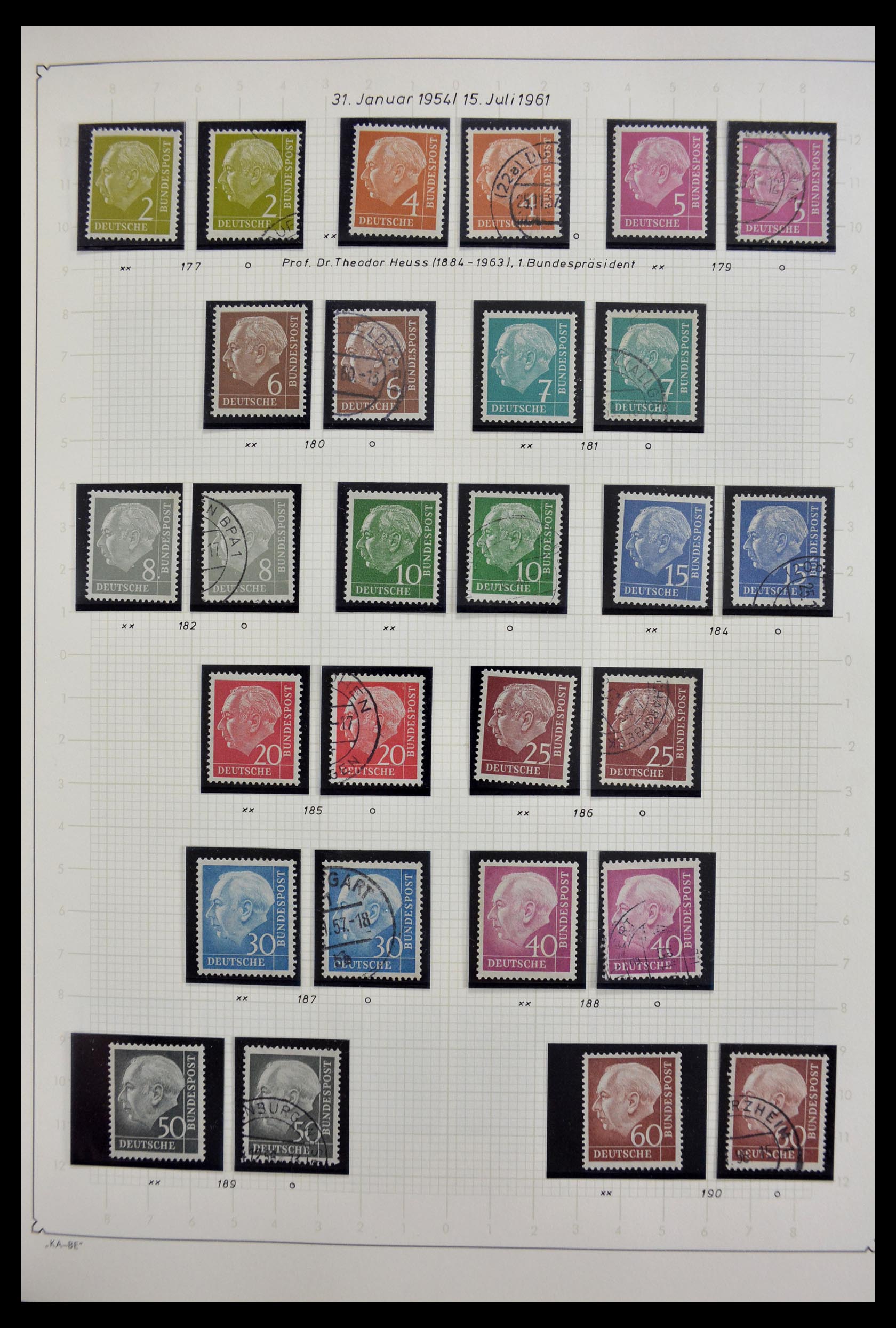 29449 006 - 29449 Bundespost 1949-1977.