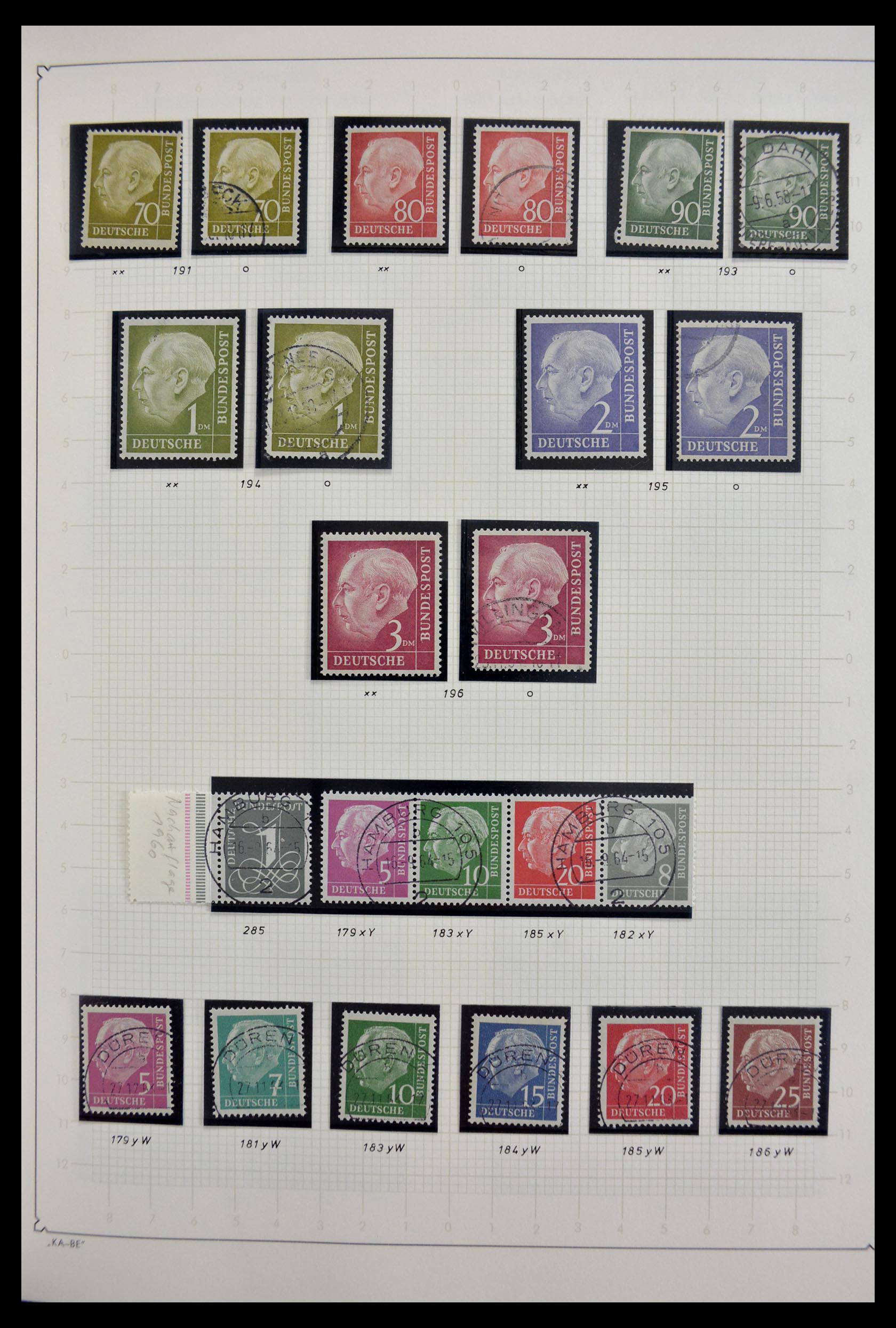 29449 007 - 29449 Bundespost 1949-1977.