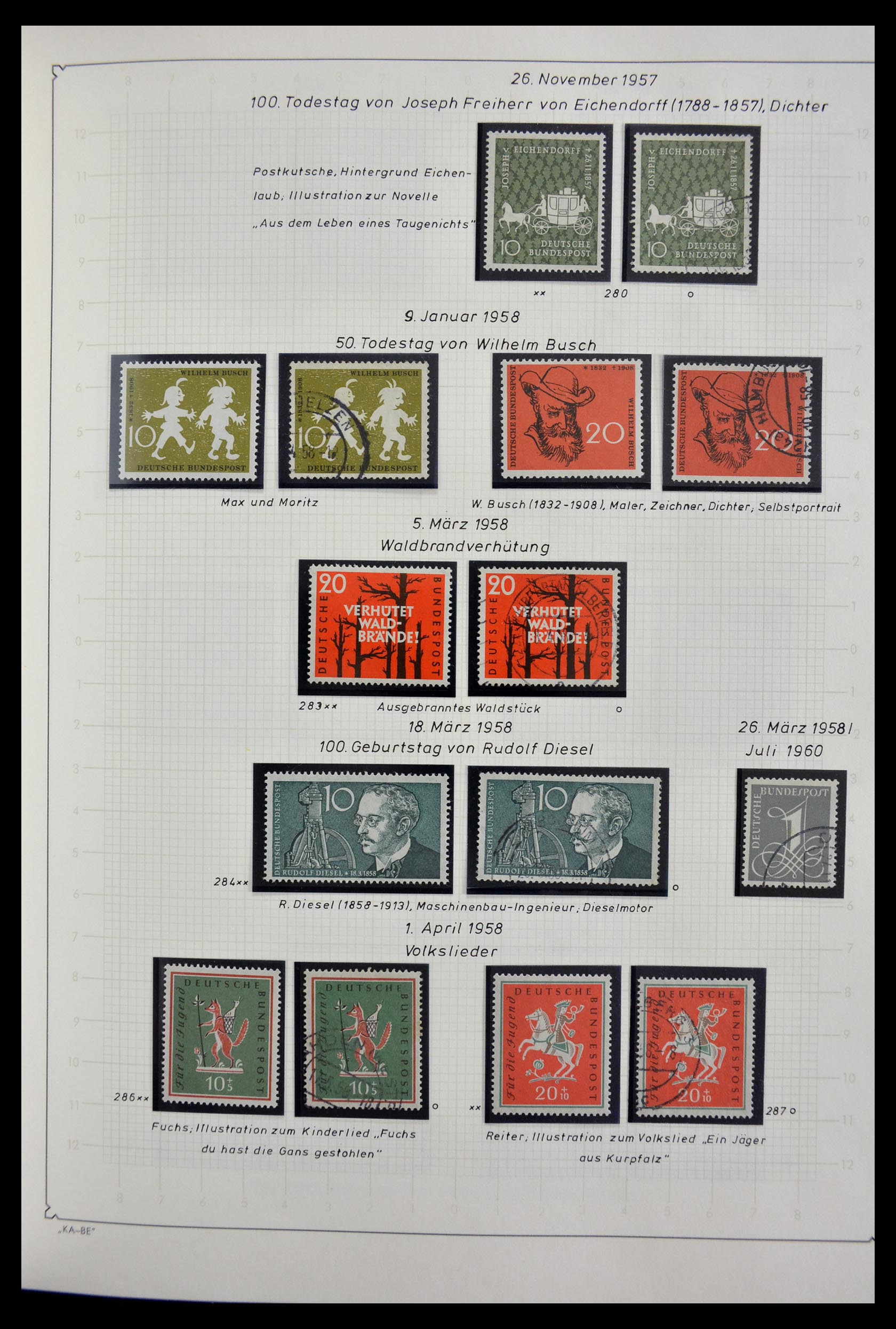 29449 017 - 29449 Bundespost 1949-1977.