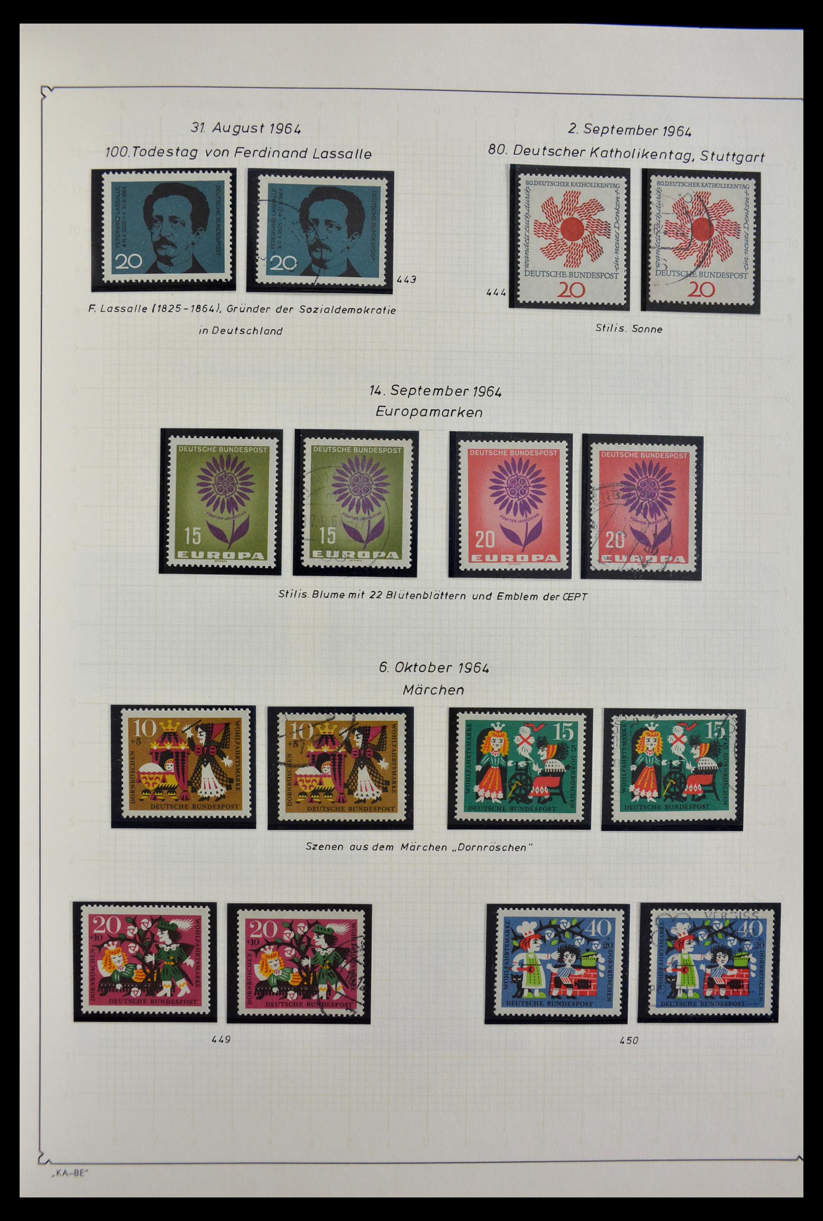 29449 038 - 29449 Bundespost 1949-1977.