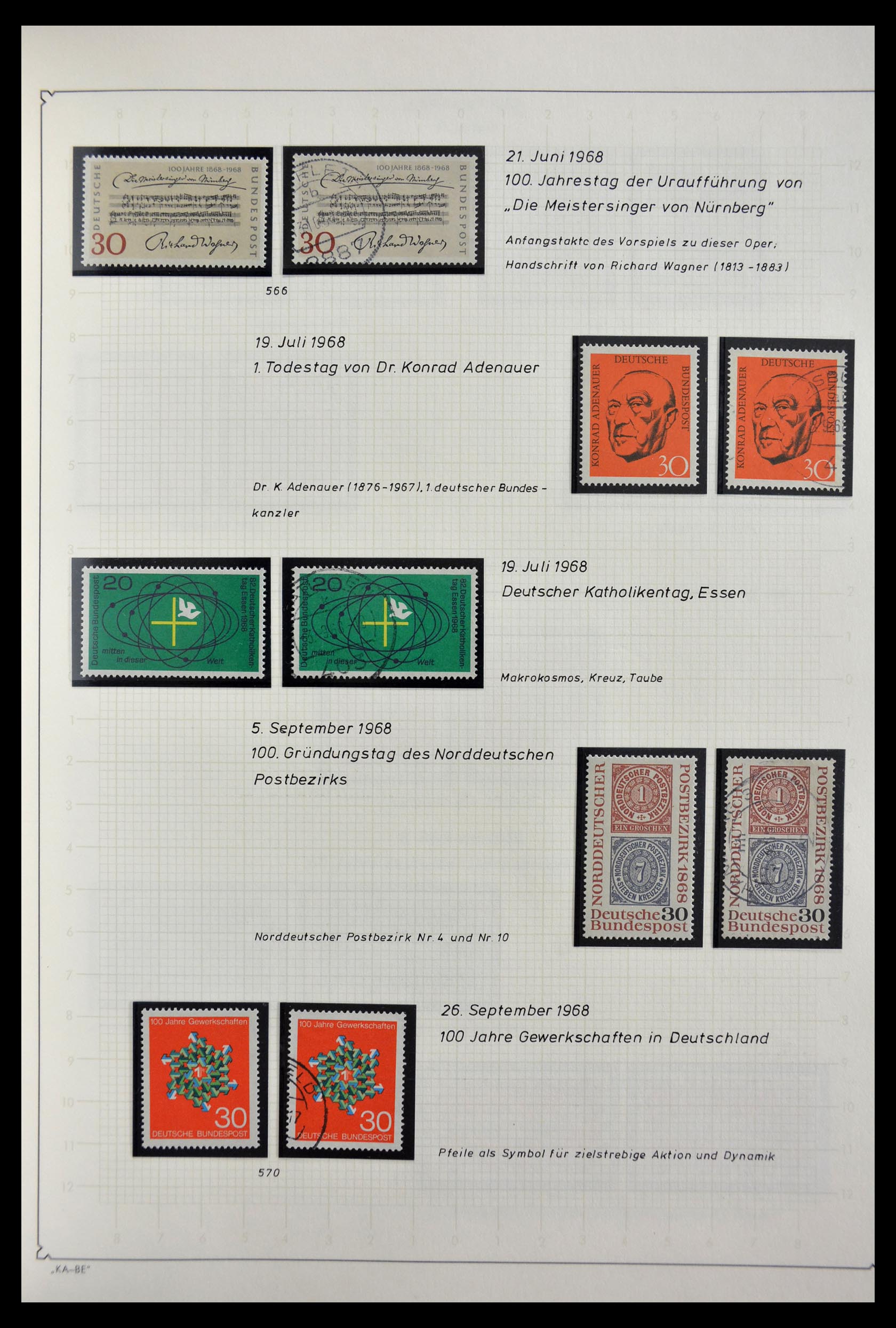 29449 053 - 29449 Bundespost 1949-1977.