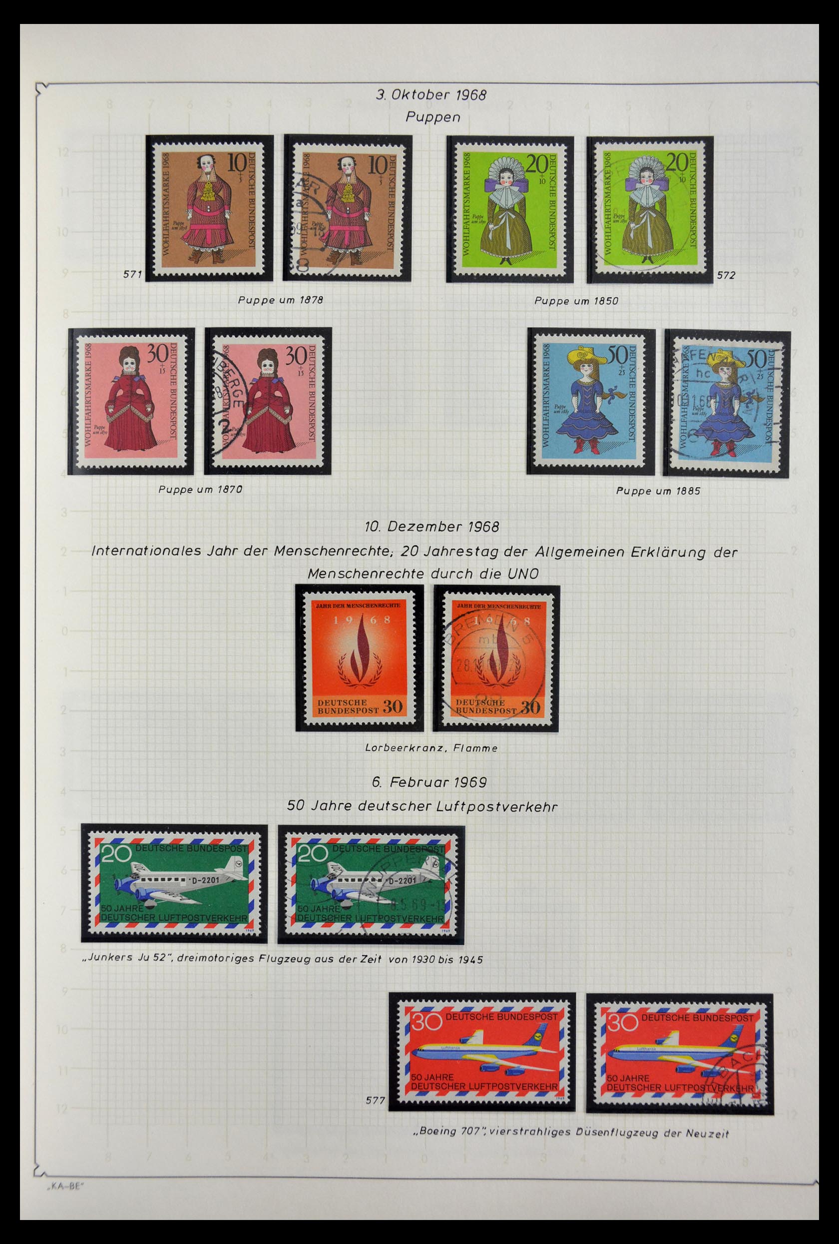 29449 054 - 29449 Bundespost 1949-1977.