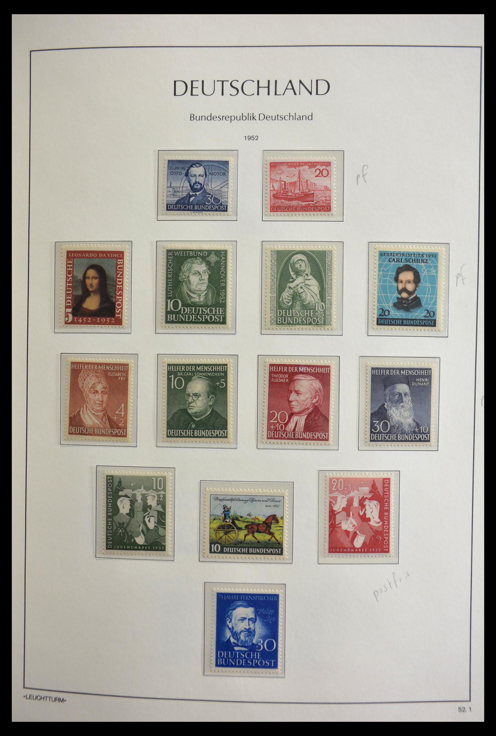 29452 004 - 29452 Bundespost 1949-1974.