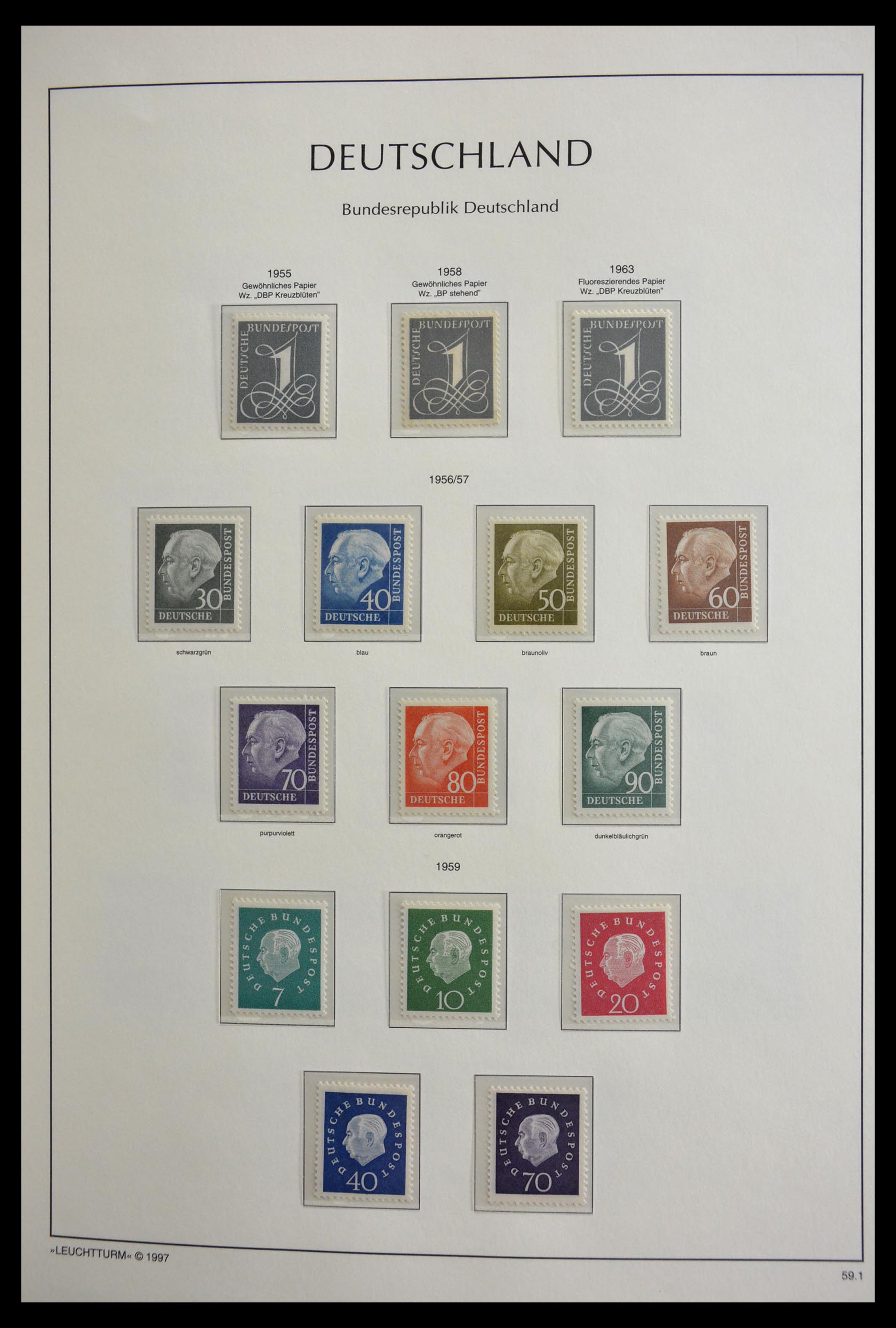 29452 015 - 29452 Bundespost 1949-1974.