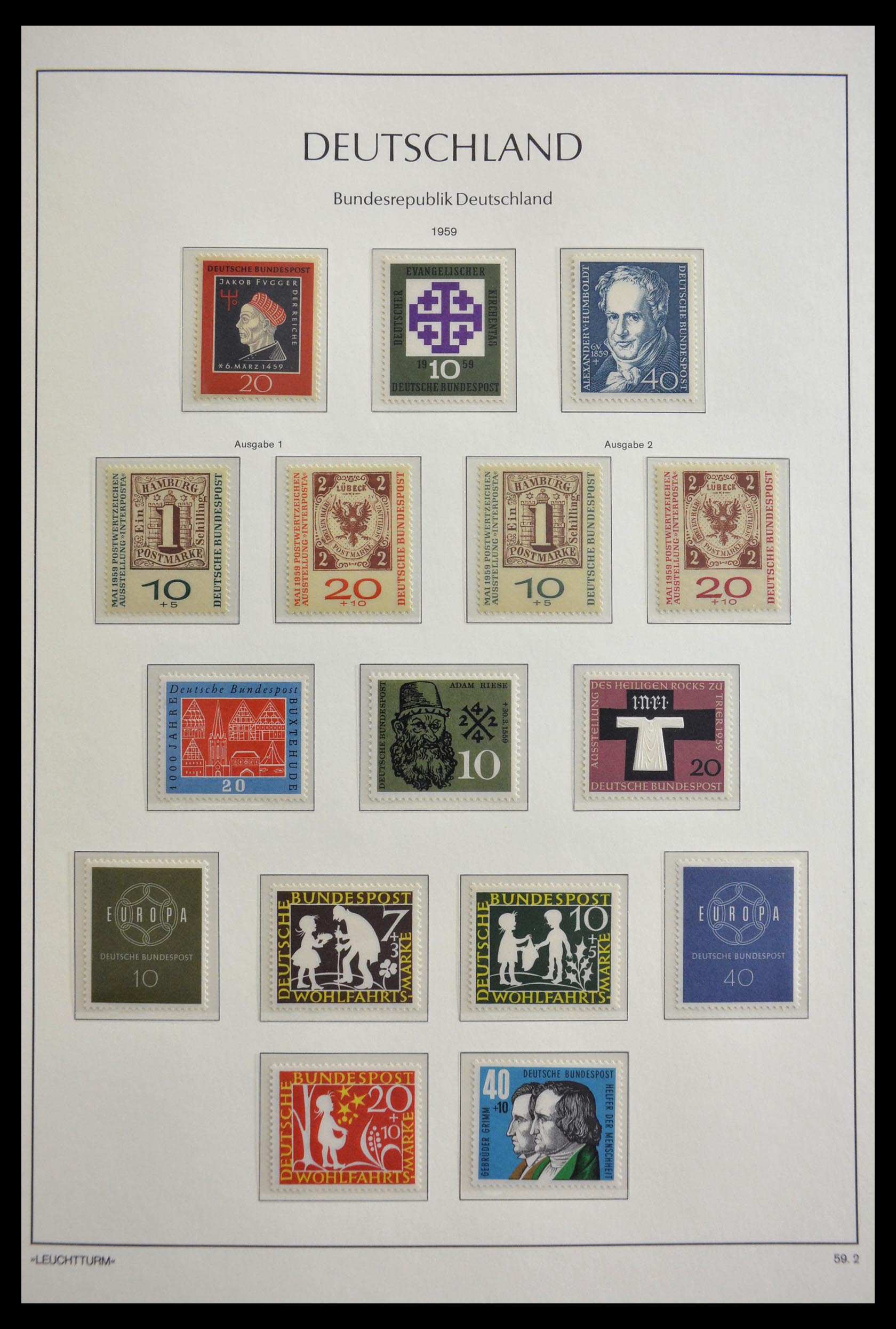 29452 016 - 29452 Bundespost 1949-1974.