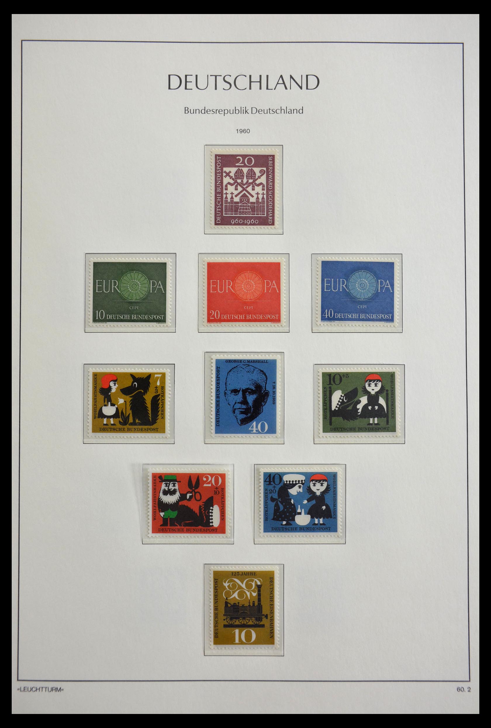 29452 020 - 29452 Bundespost 1949-1974.